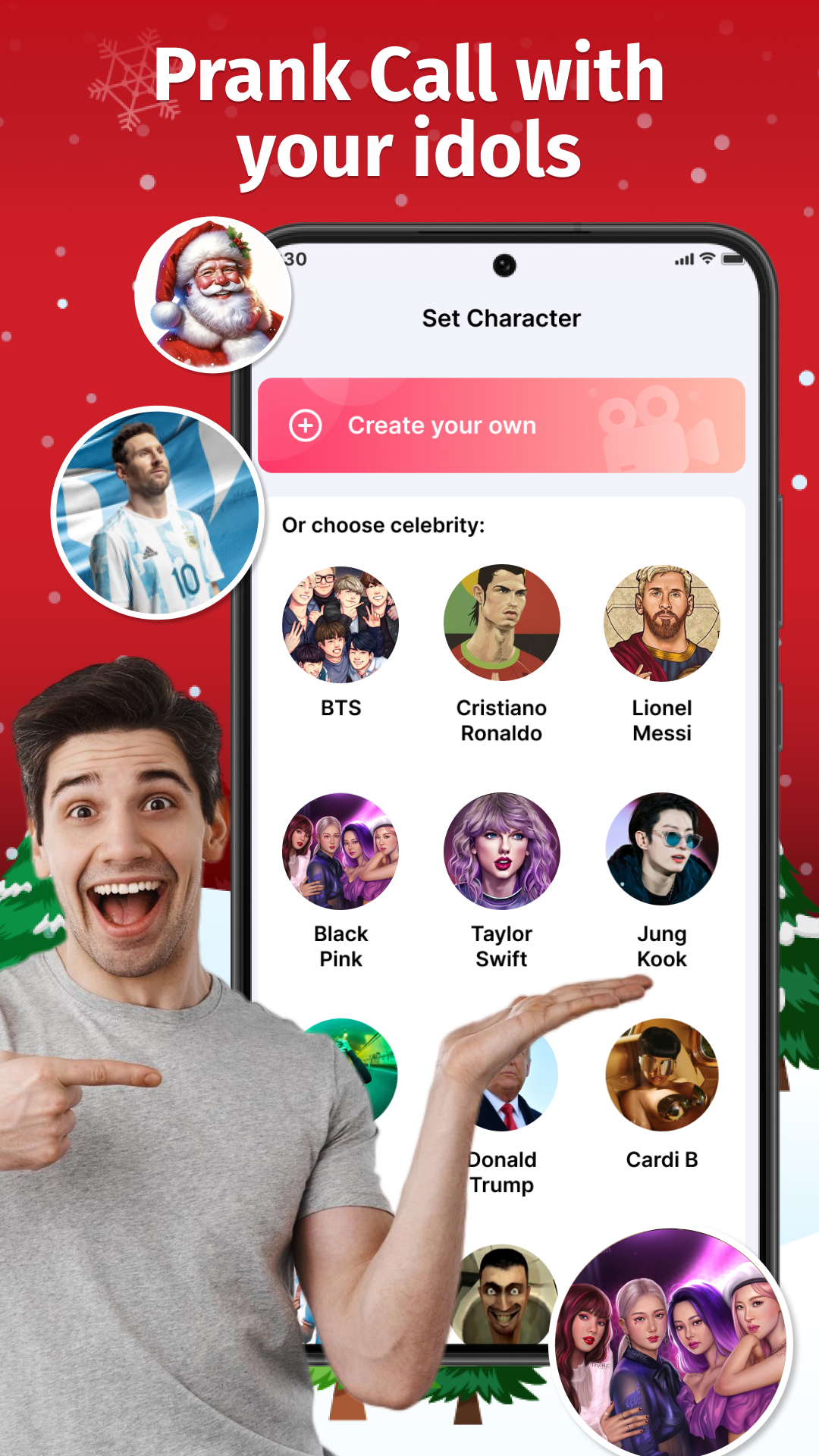 اسکرین شات 2 برنامه Fake Call Video - Prank Call