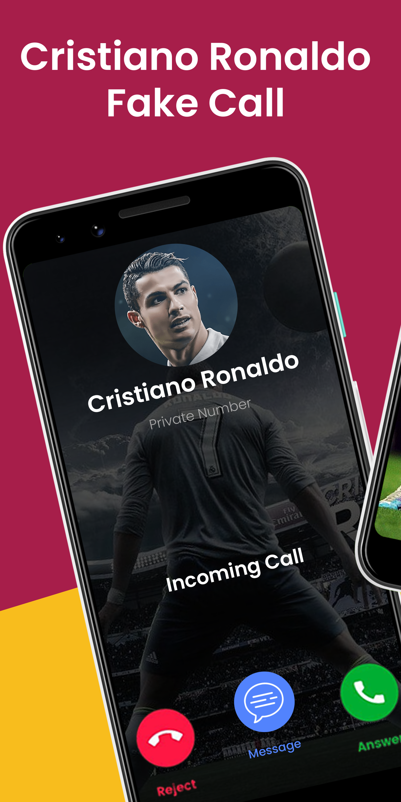 اسکرین شات 1 برنامه Cristiano Ronaldo Call & Chat