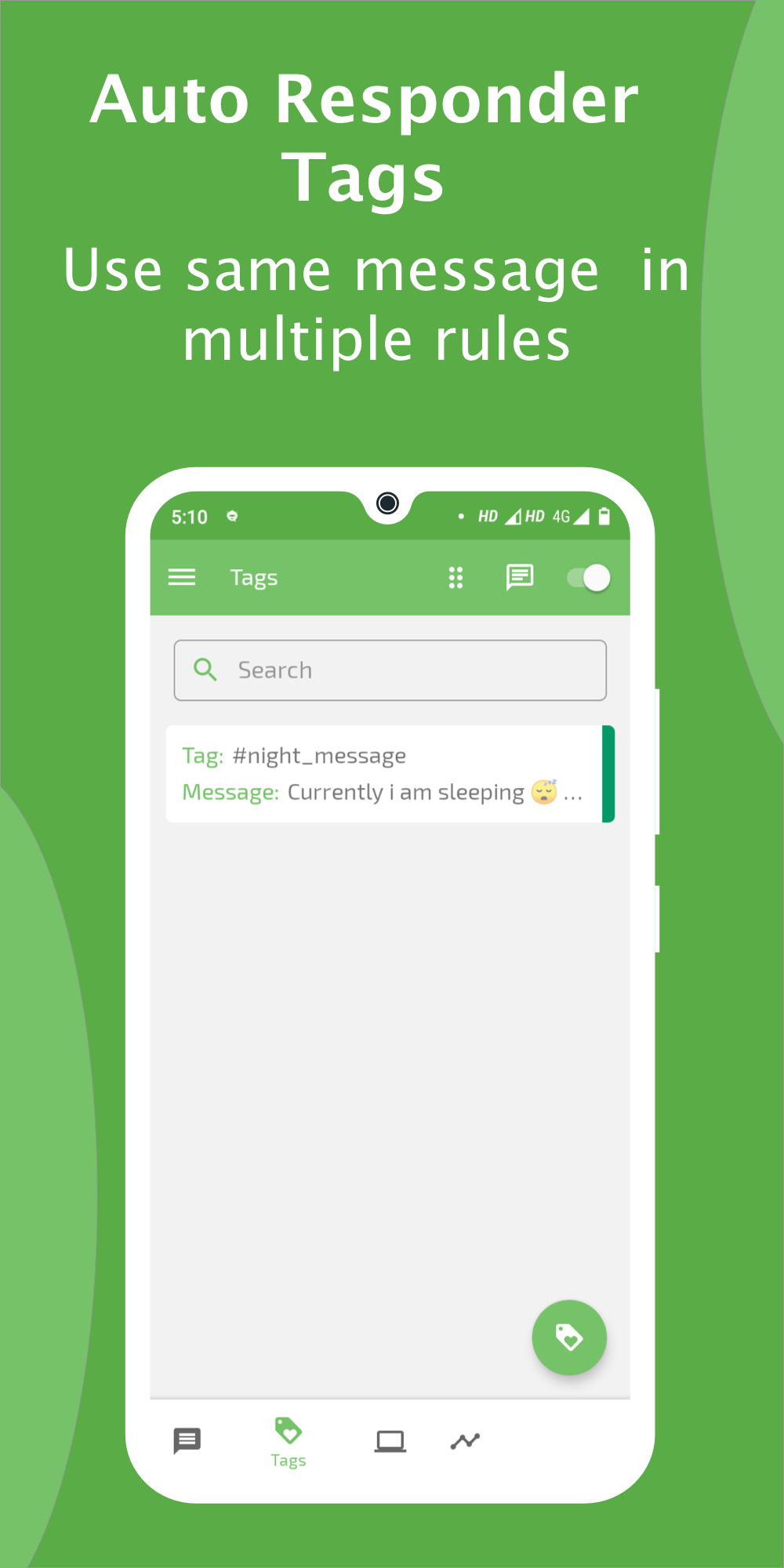 اسکرین شات 3 برنامه Auto Respond ALL social media