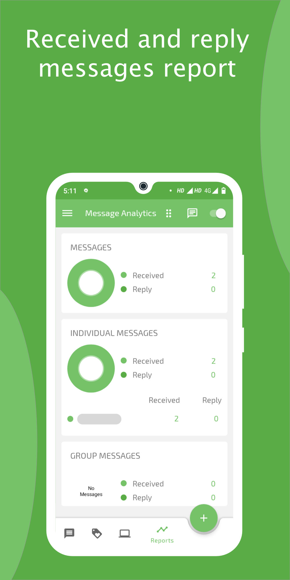 اسکرین شات 5 برنامه Auto Respond ALL social media