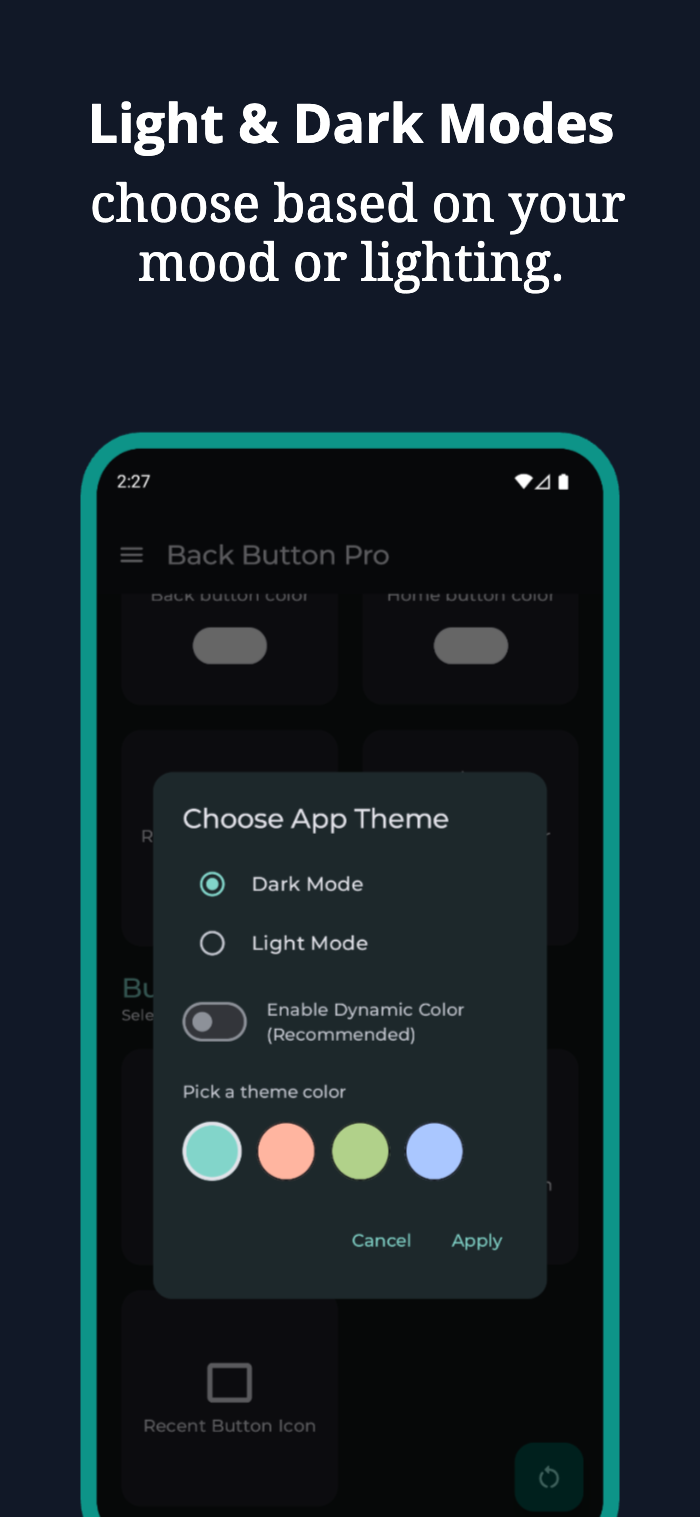 اسکرین شات 3 برنامه Soft Keys – Back Button Pro