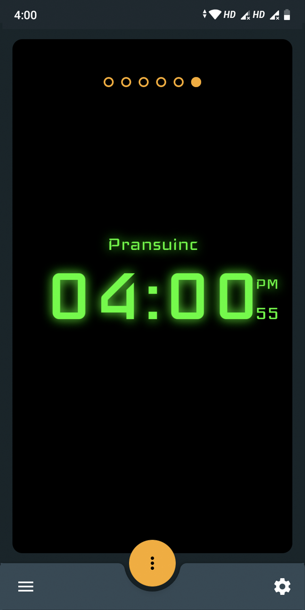 اسکرین شات 6 برنامه Digital Clock