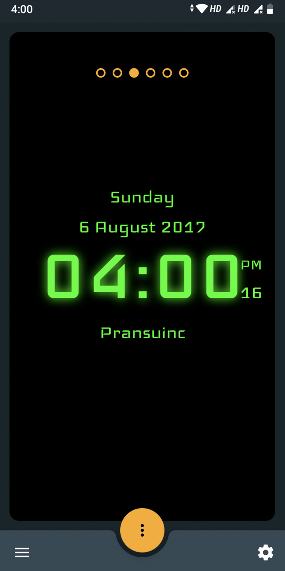 اسکرین شات 3 برنامه Digital Clock