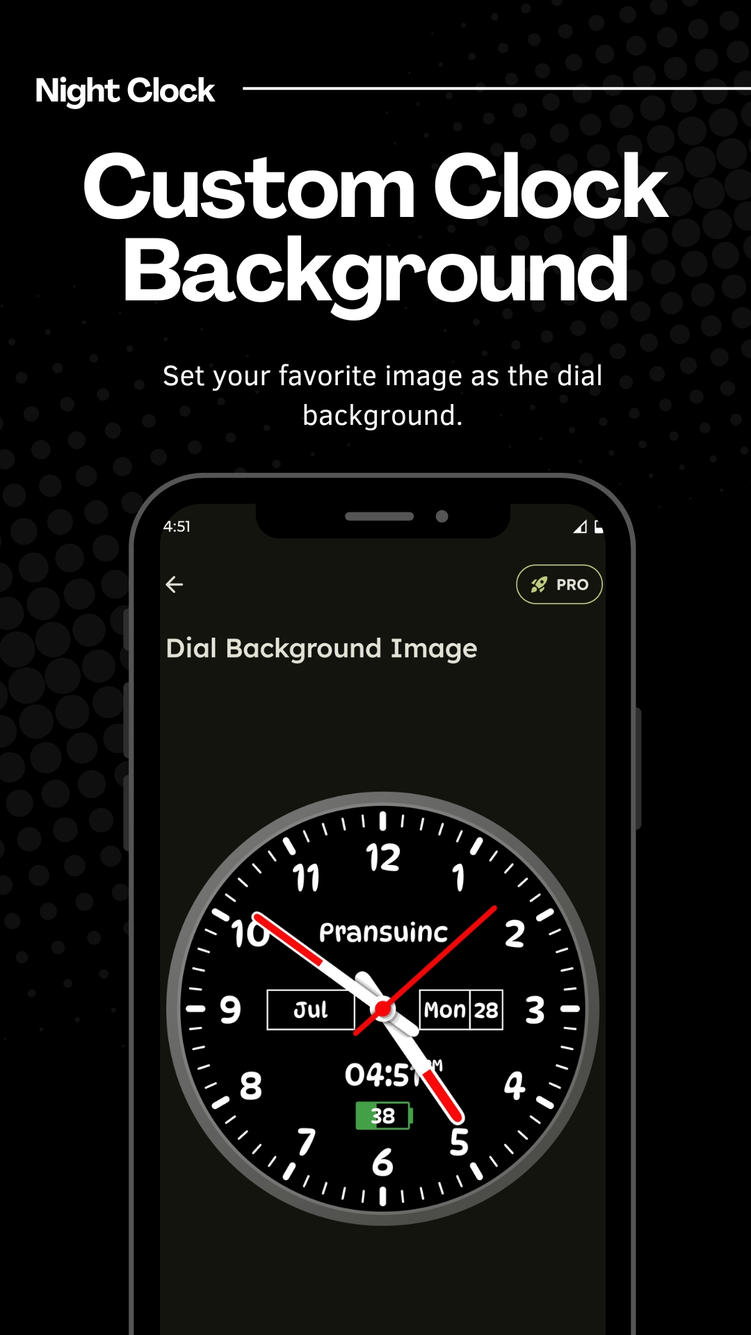 اسکرین شات 8 برنامه Night Clock