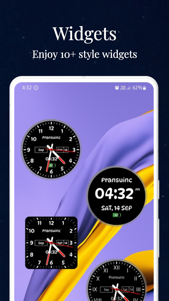 اسکرین شات 7 برنامه Night Clock