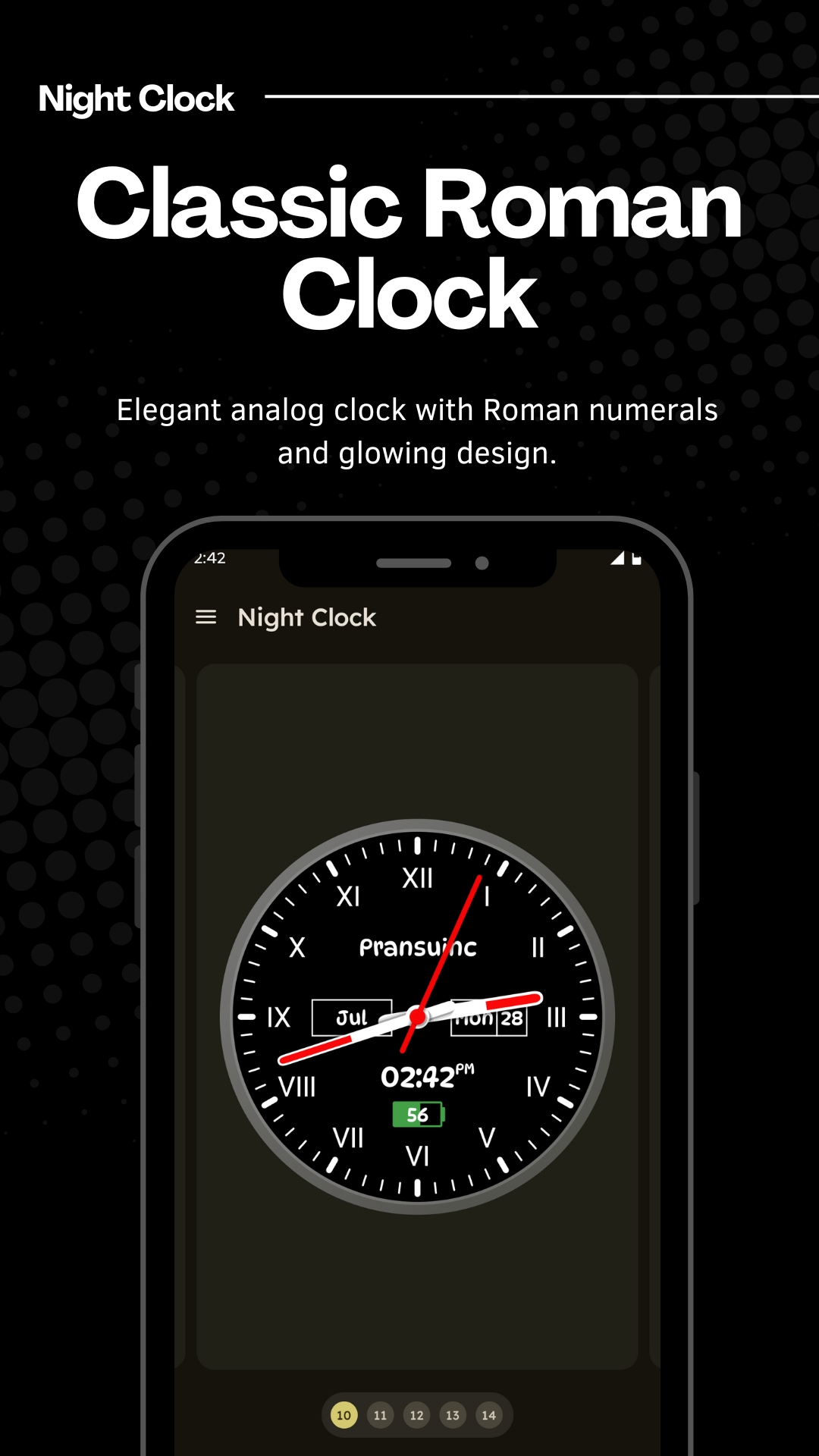 اسکرین شات 4 برنامه Night Clock