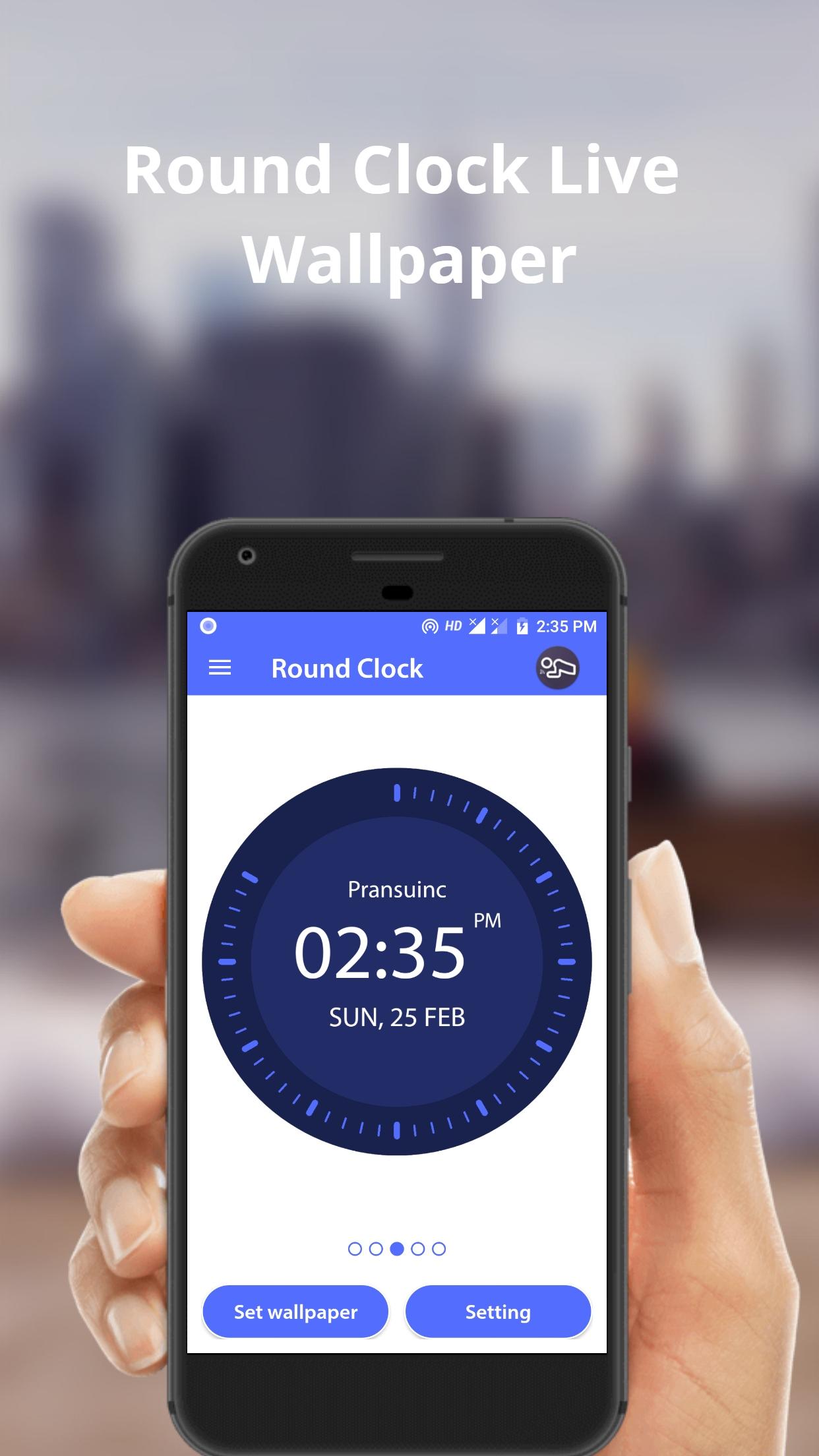 اسکرین شات 3 برنامه Round Clock