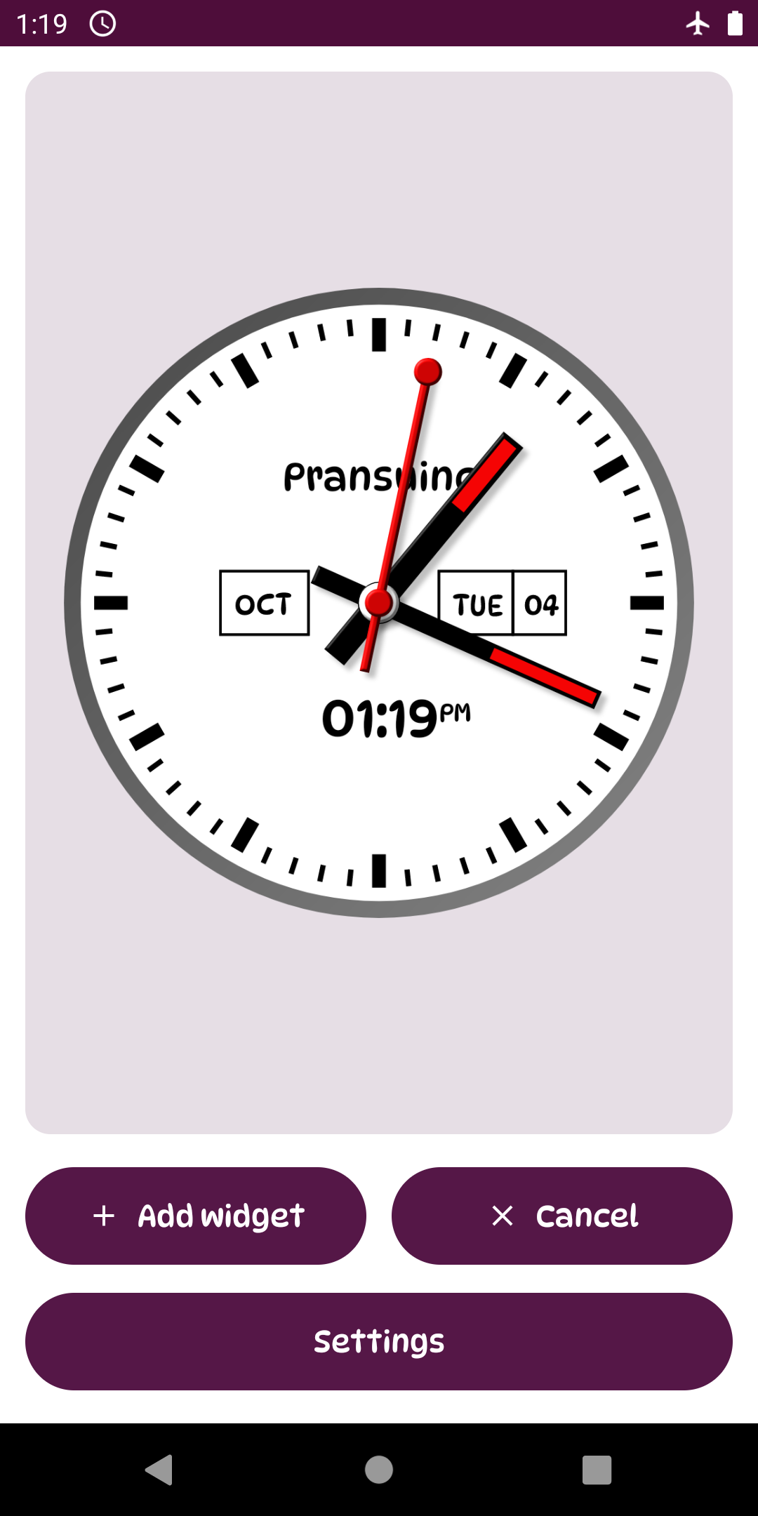 اسکرین شات 8 برنامه SwissClocks Live wallpaper