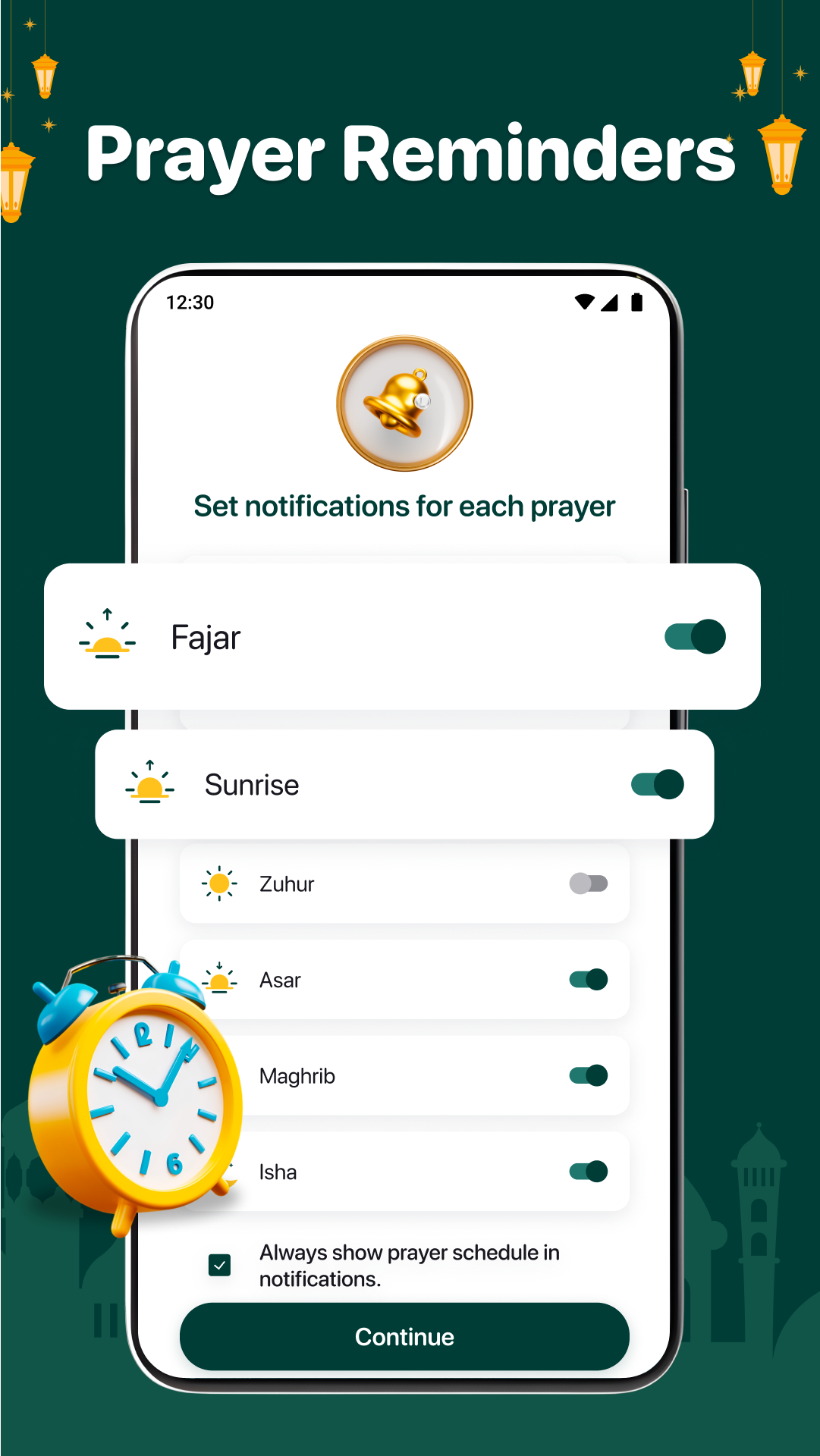 اسکرین شات 3 برنامه Muslim Times - Qibla Compass