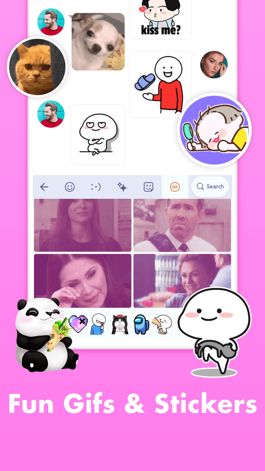 اسکرین شات 4 برنامه Emoji Keyboard