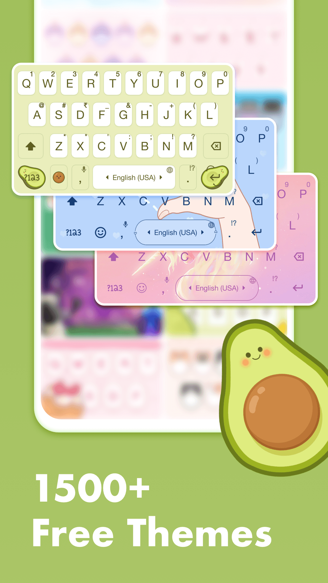 اسکرین شات 2 برنامه Emoji Keyboard