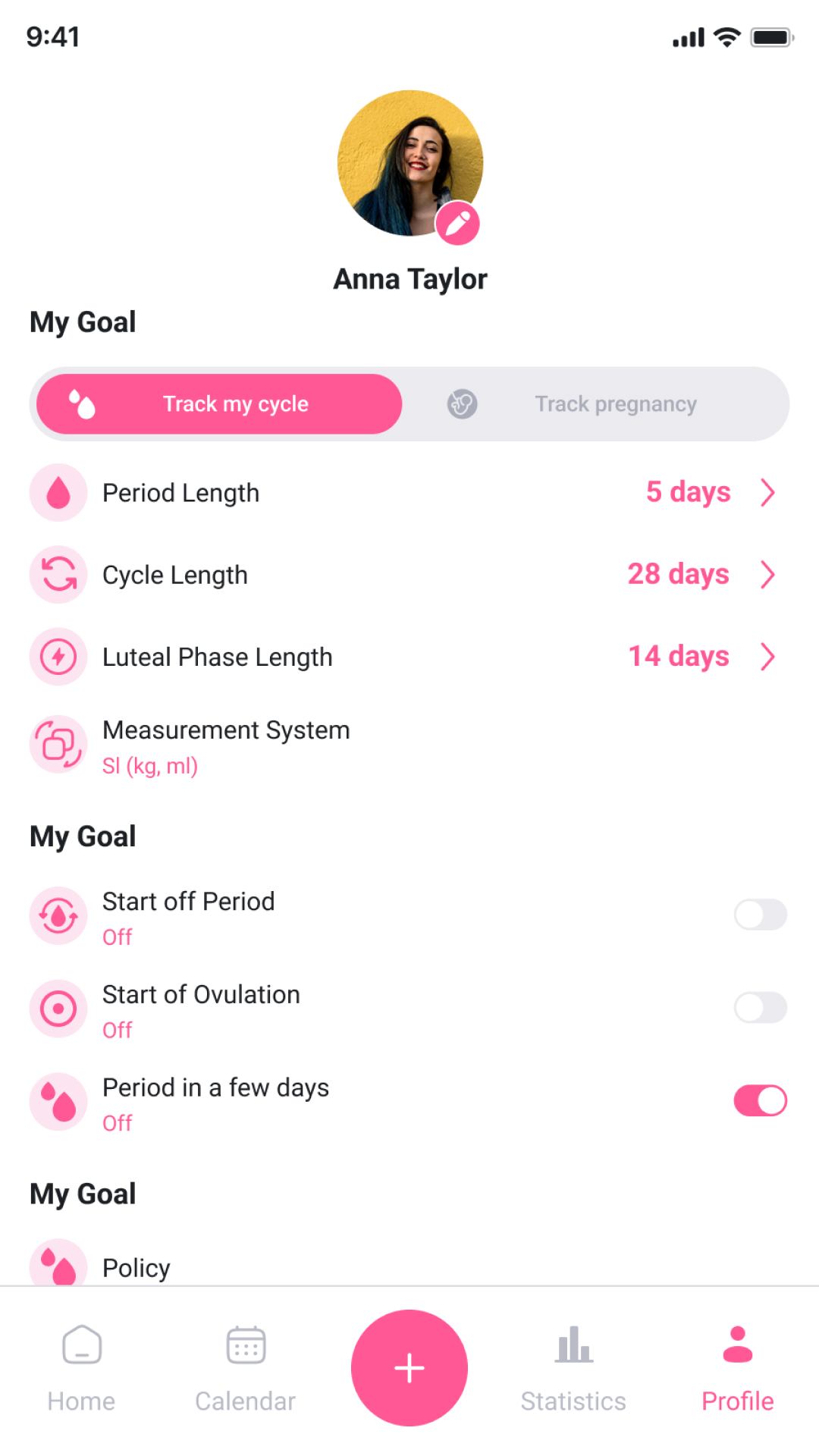اسکرین شات 8 برنامه AccuPeriod Ovulation Tracker