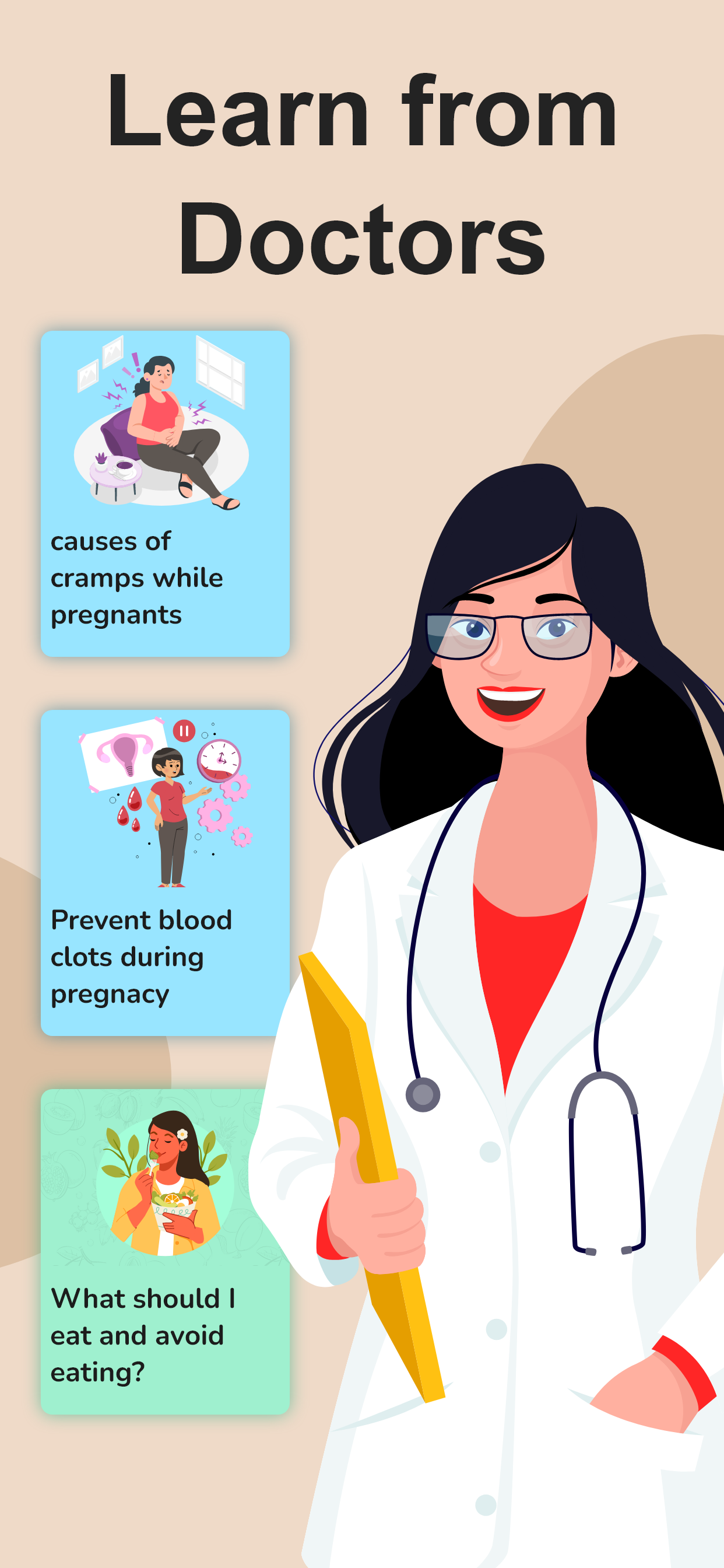 اسکرین شات 4 برنامه Pregnancy Calculator & Tracker