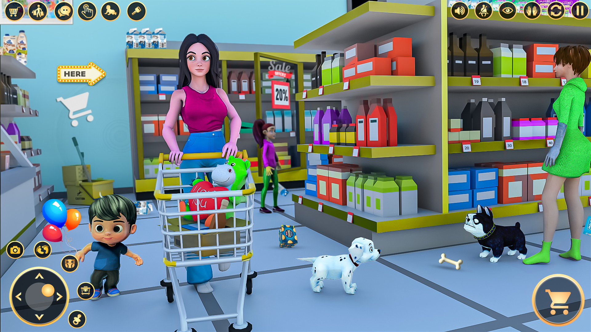 اسکرین شات 3 بازی Mom Simulator Family Games 3D