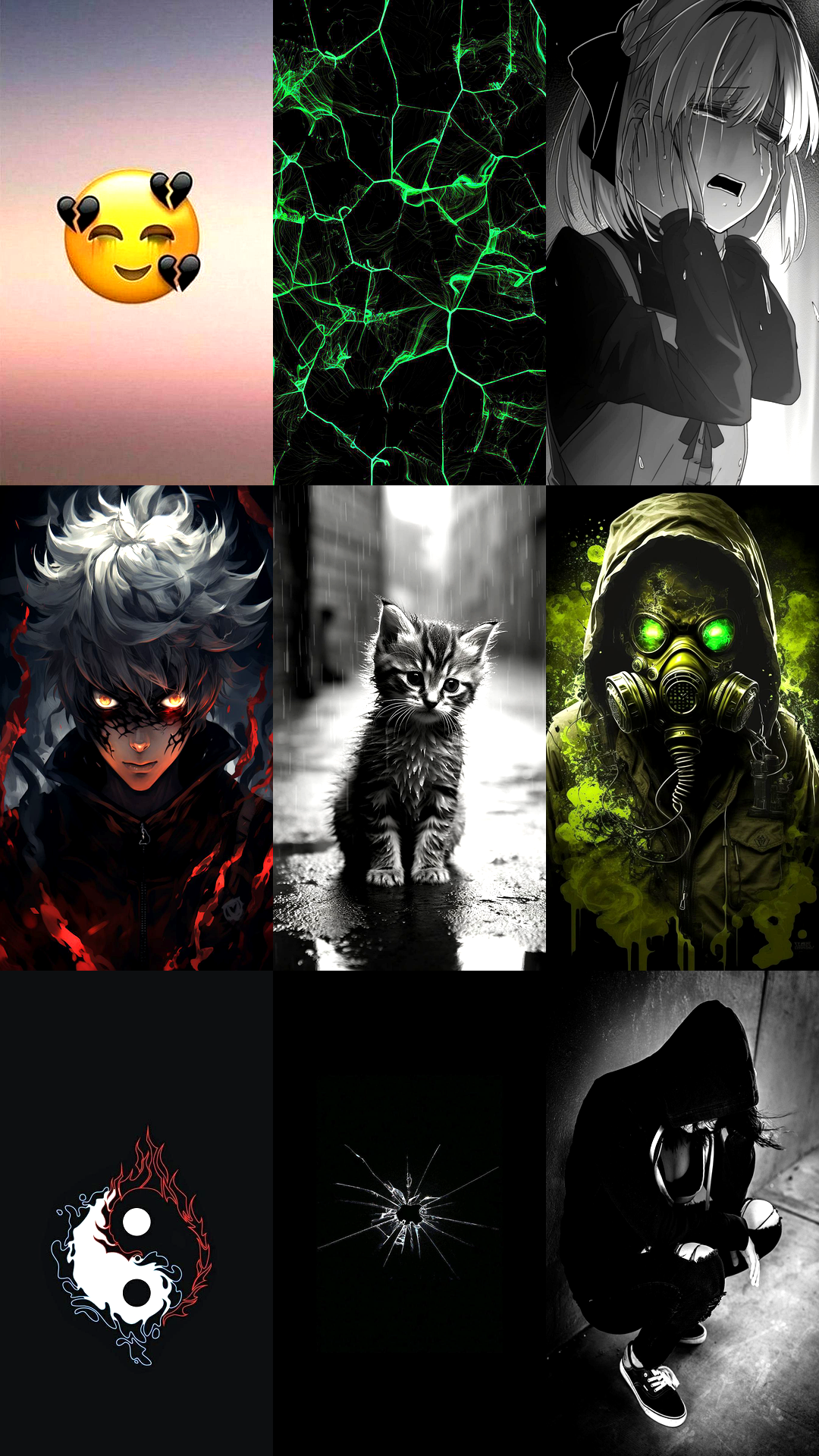 اسکرین شات 5 برنامه Dark Wallpaper HD