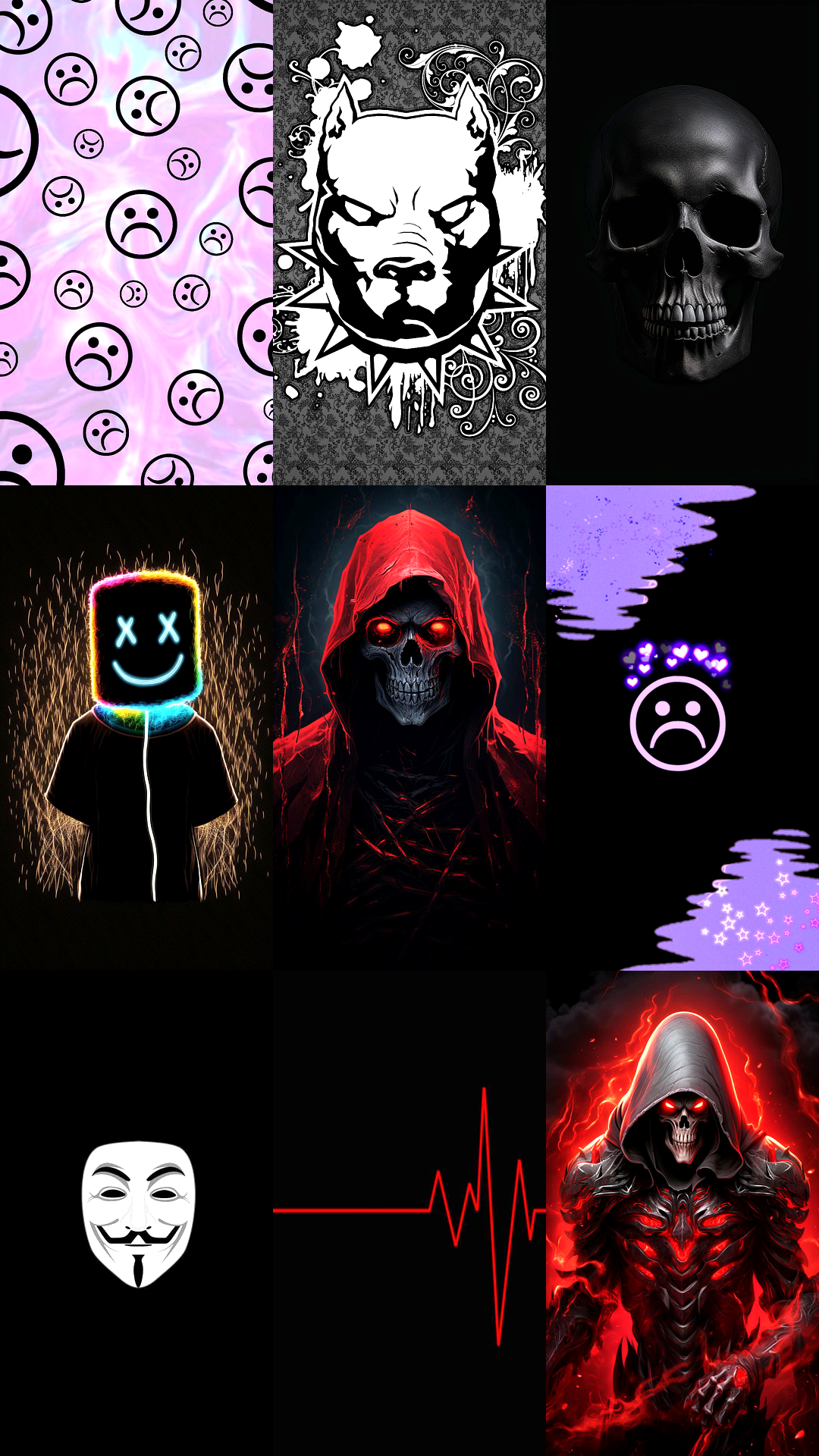 اسکرین شات 8 برنامه Dark Wallpaper HD