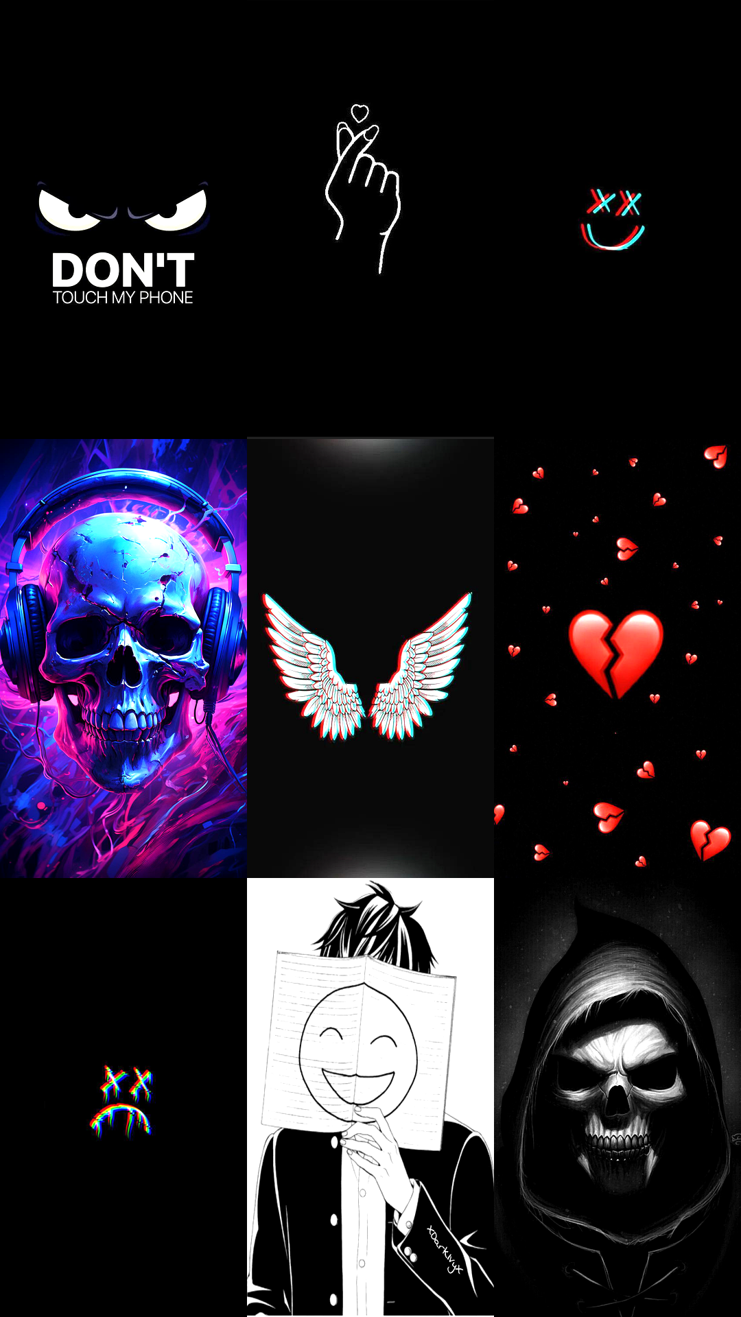اسکرین شات 2 برنامه Dark Wallpaper HD