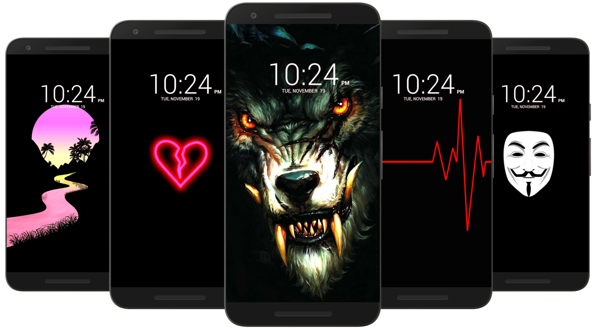 اسکرین شات 7 برنامه Dark Wallpaper HD