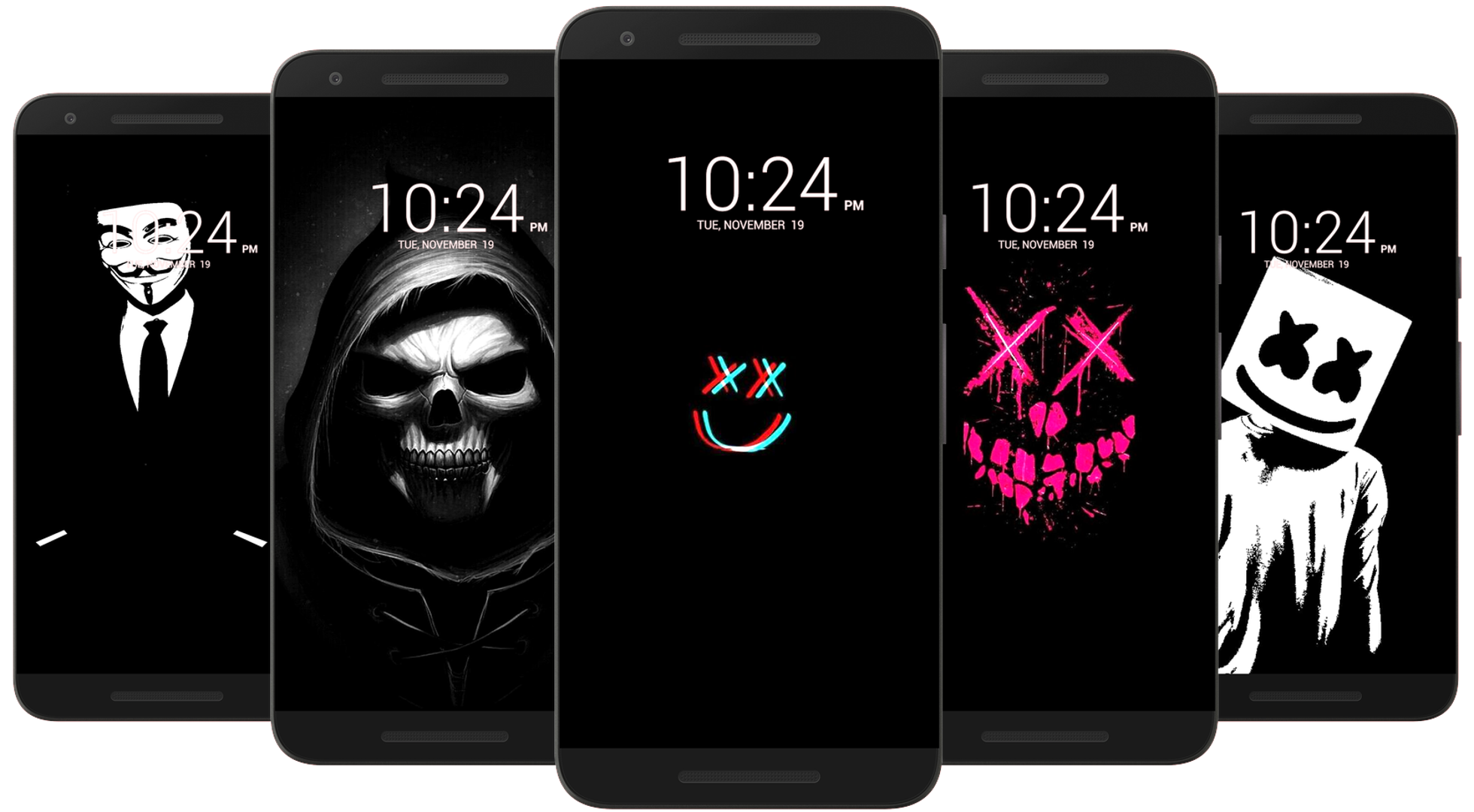 اسکرین شات 1 برنامه Dark Wallpaper HD