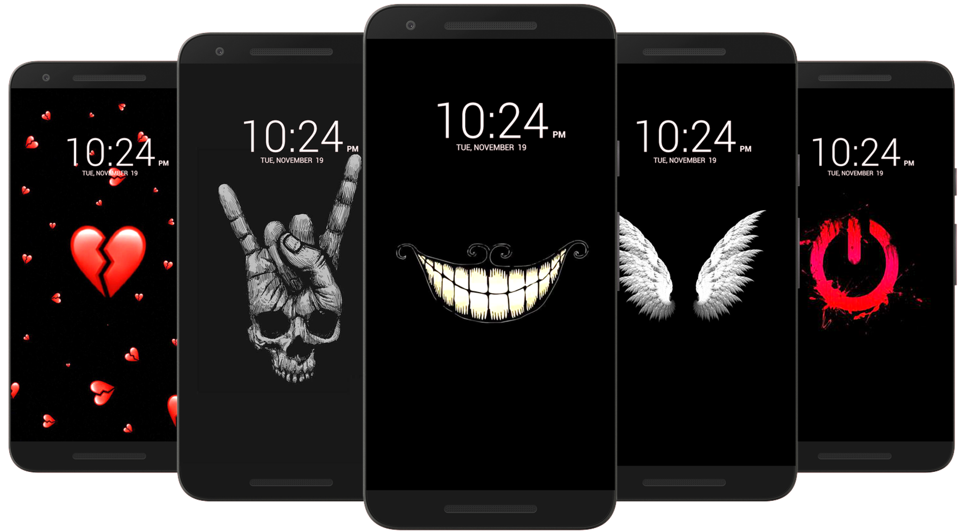 اسکرین شات 3 برنامه Dark Wallpaper HD