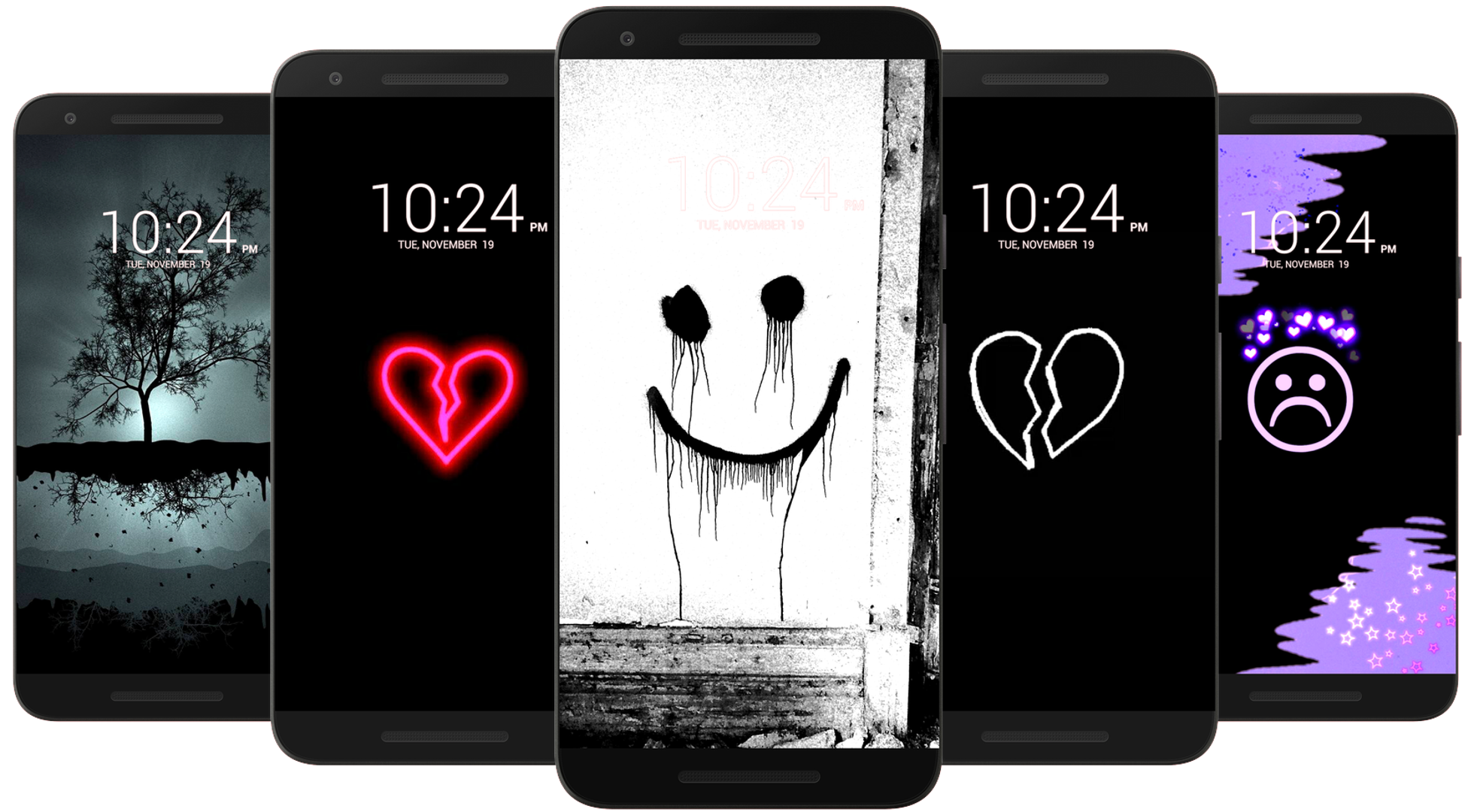 اسکرین شات 2 برنامه Depression Wallpaper HD