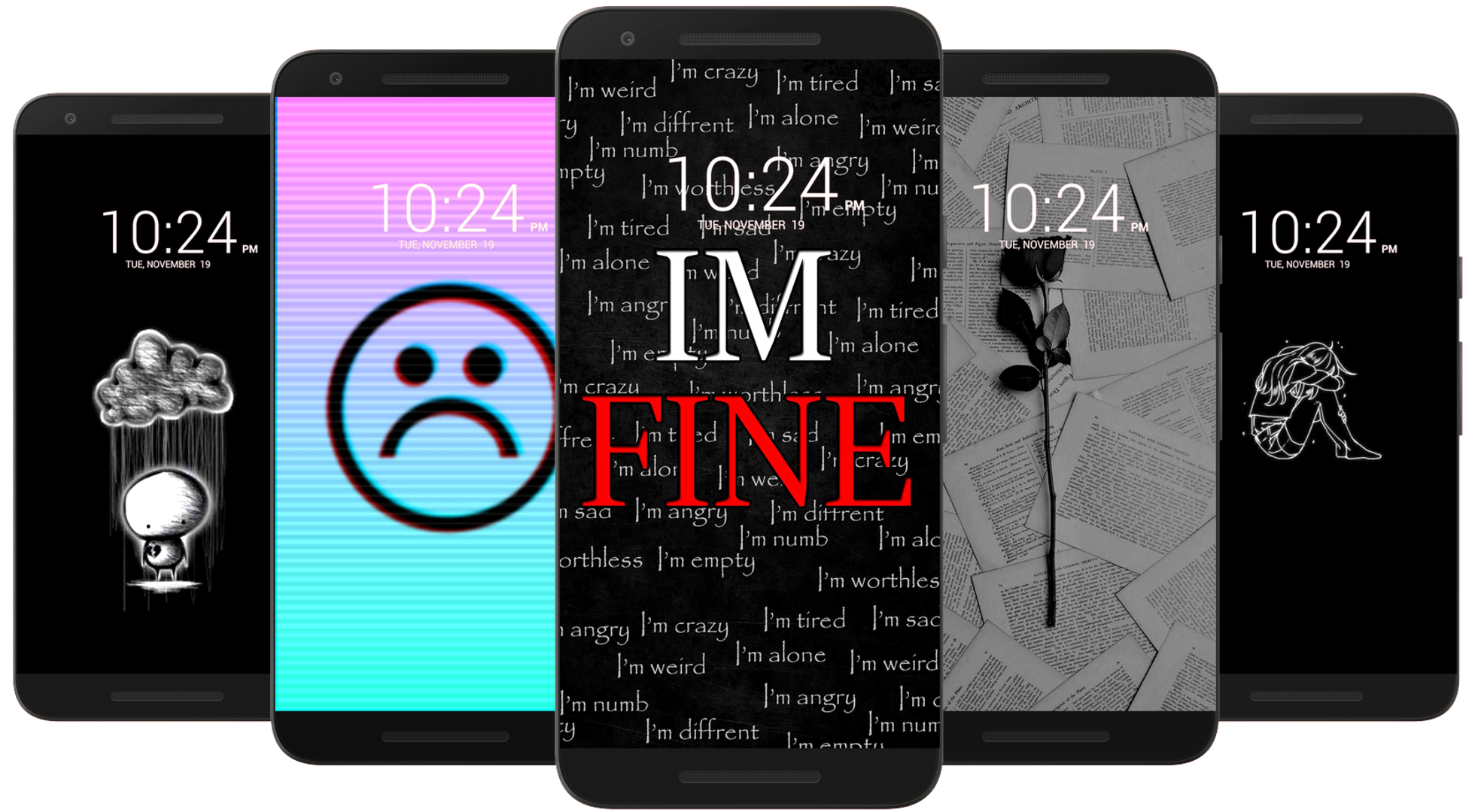 اسکرین شات 4 برنامه Depression Wallpaper HD