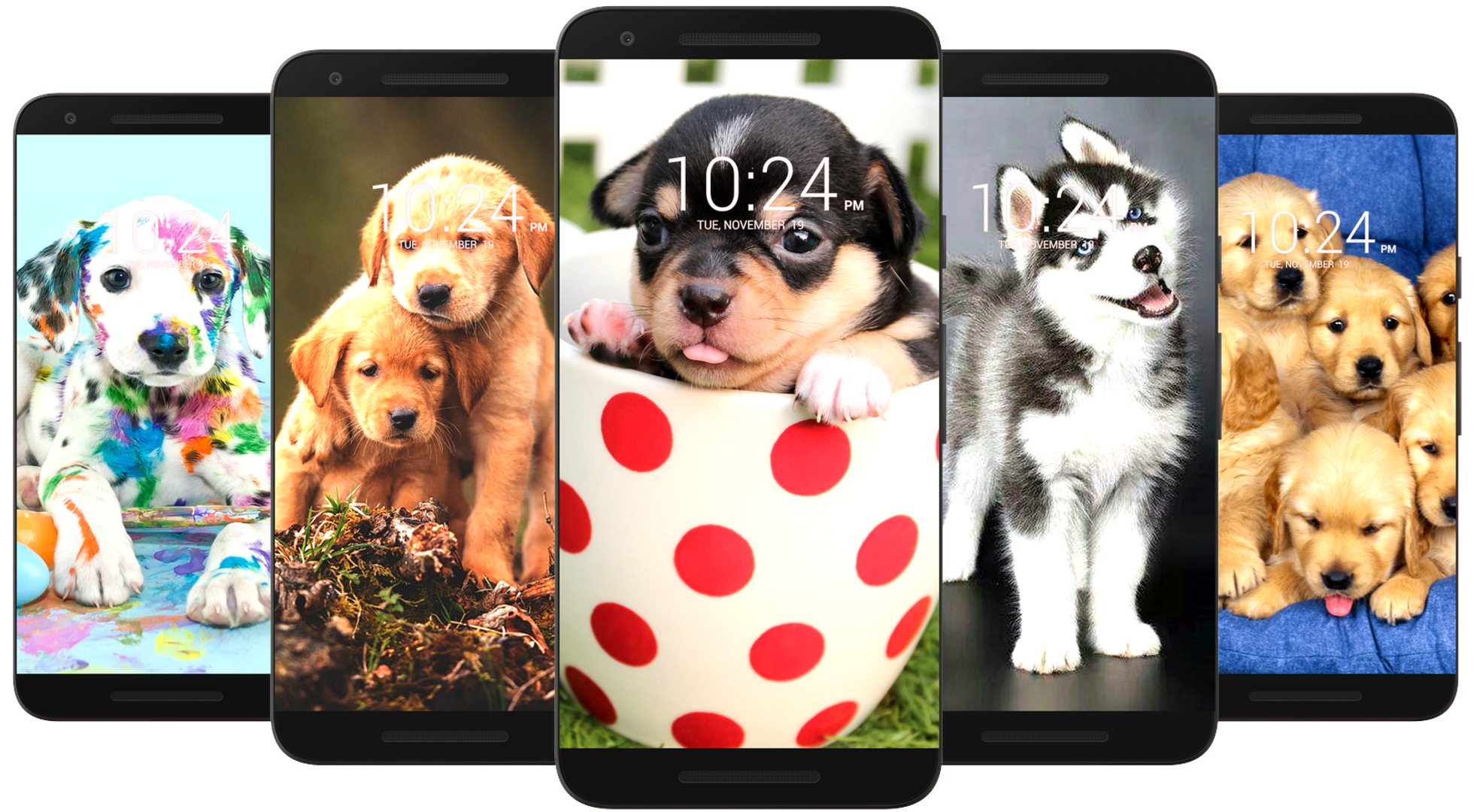 اسکرین شات 4 برنامه Dog Wallpaper HD