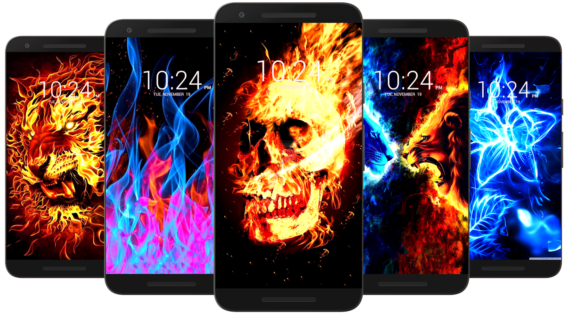 اسکرین شات 4 برنامه Fire Wallpaper HD & 4K