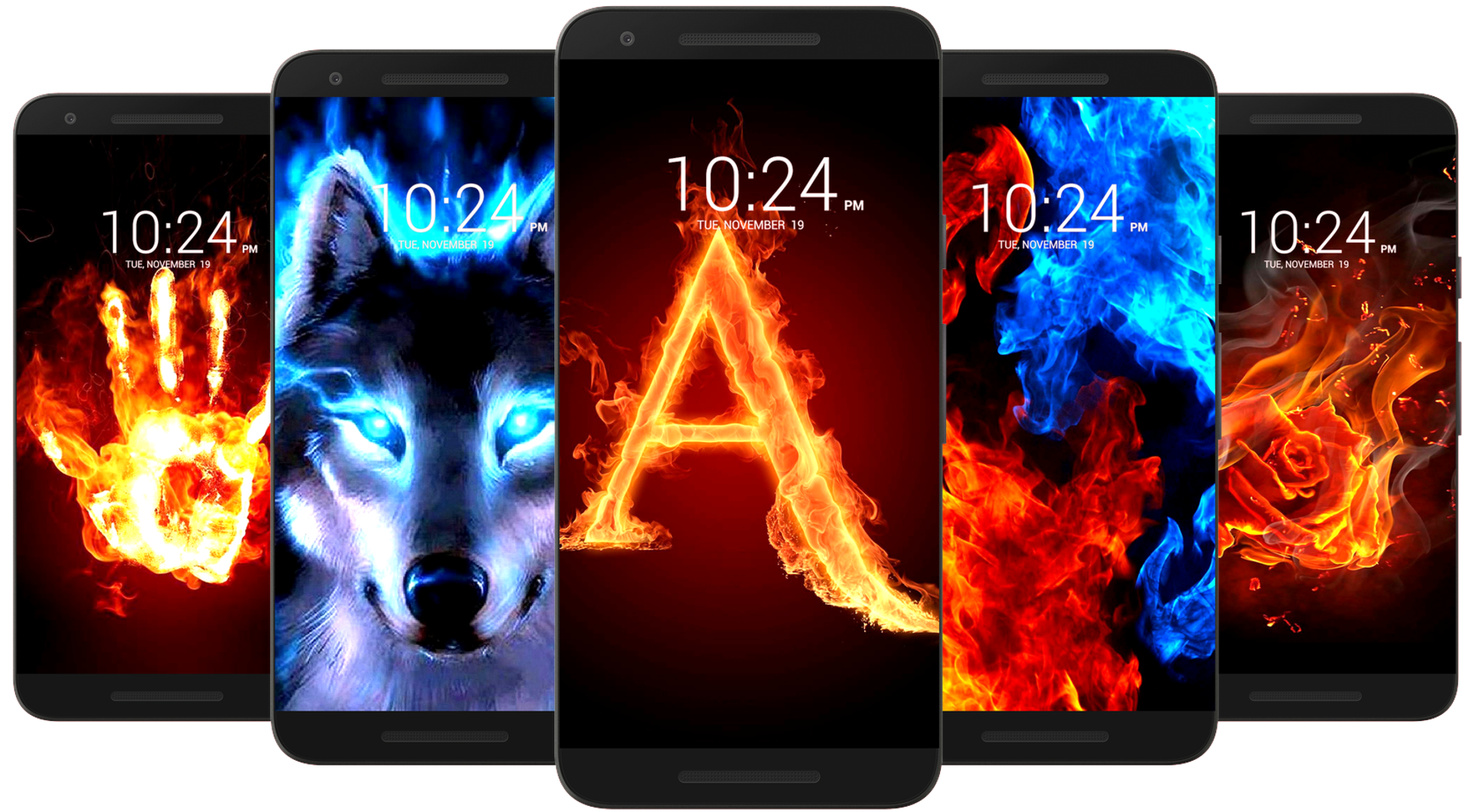 اسکرین شات 6 برنامه Fire Wallpaper HD & 4K