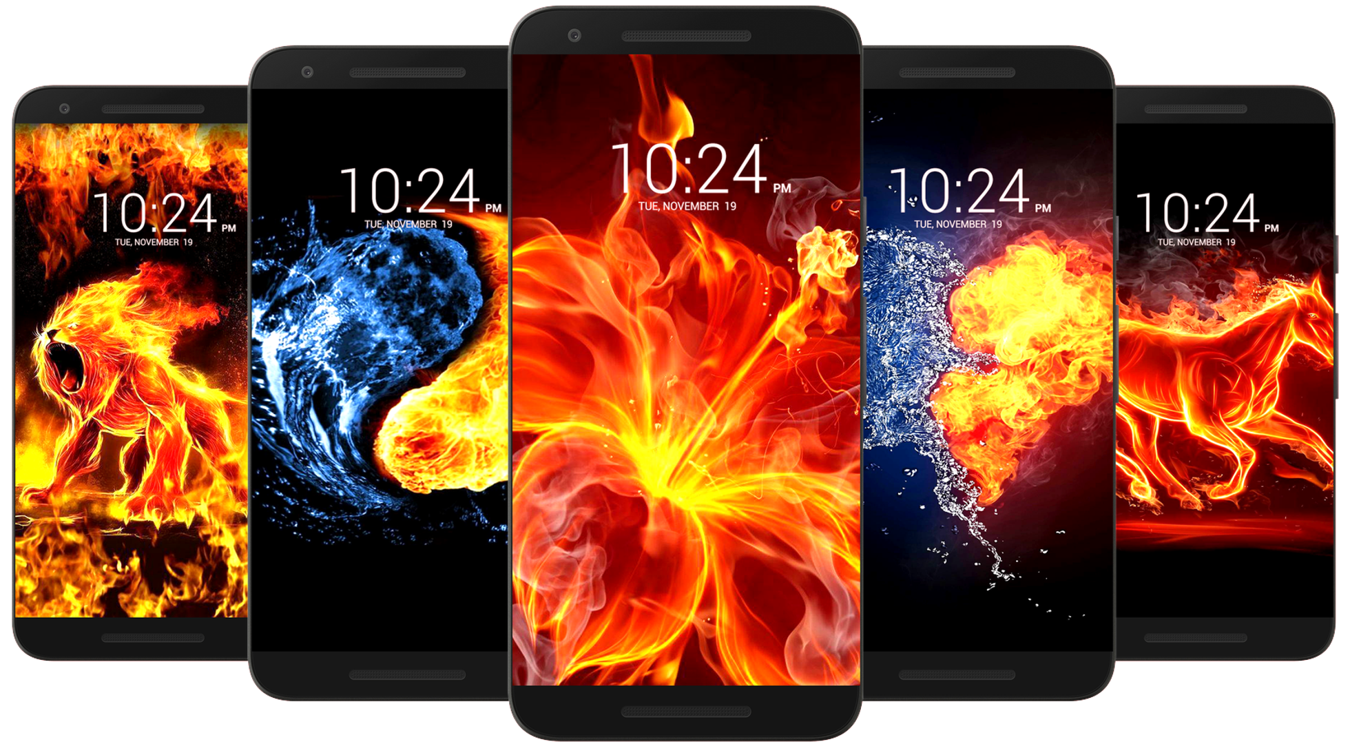 اسکرین شات 7 برنامه Fire Wallpaper HD & 4K