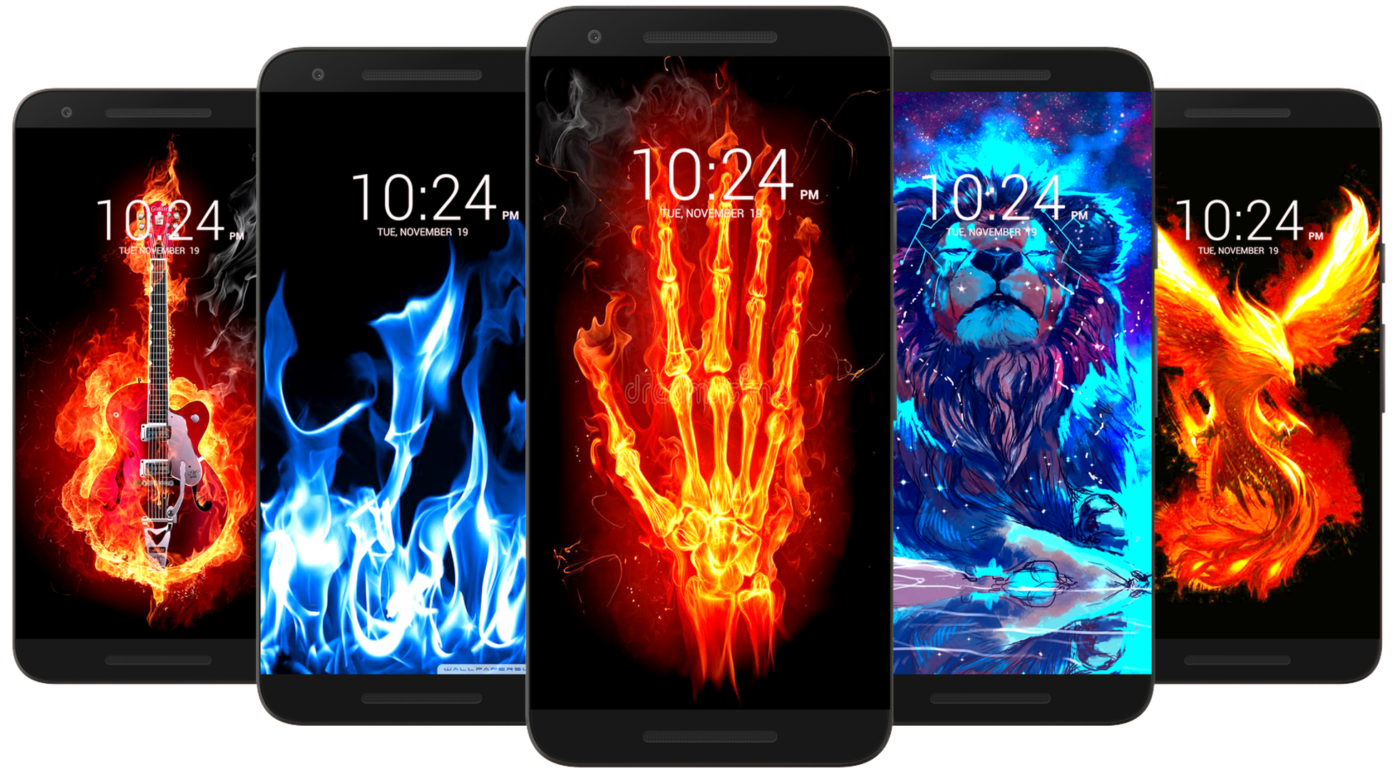 اسکرین شات 5 برنامه Fire Wallpaper HD & 4K