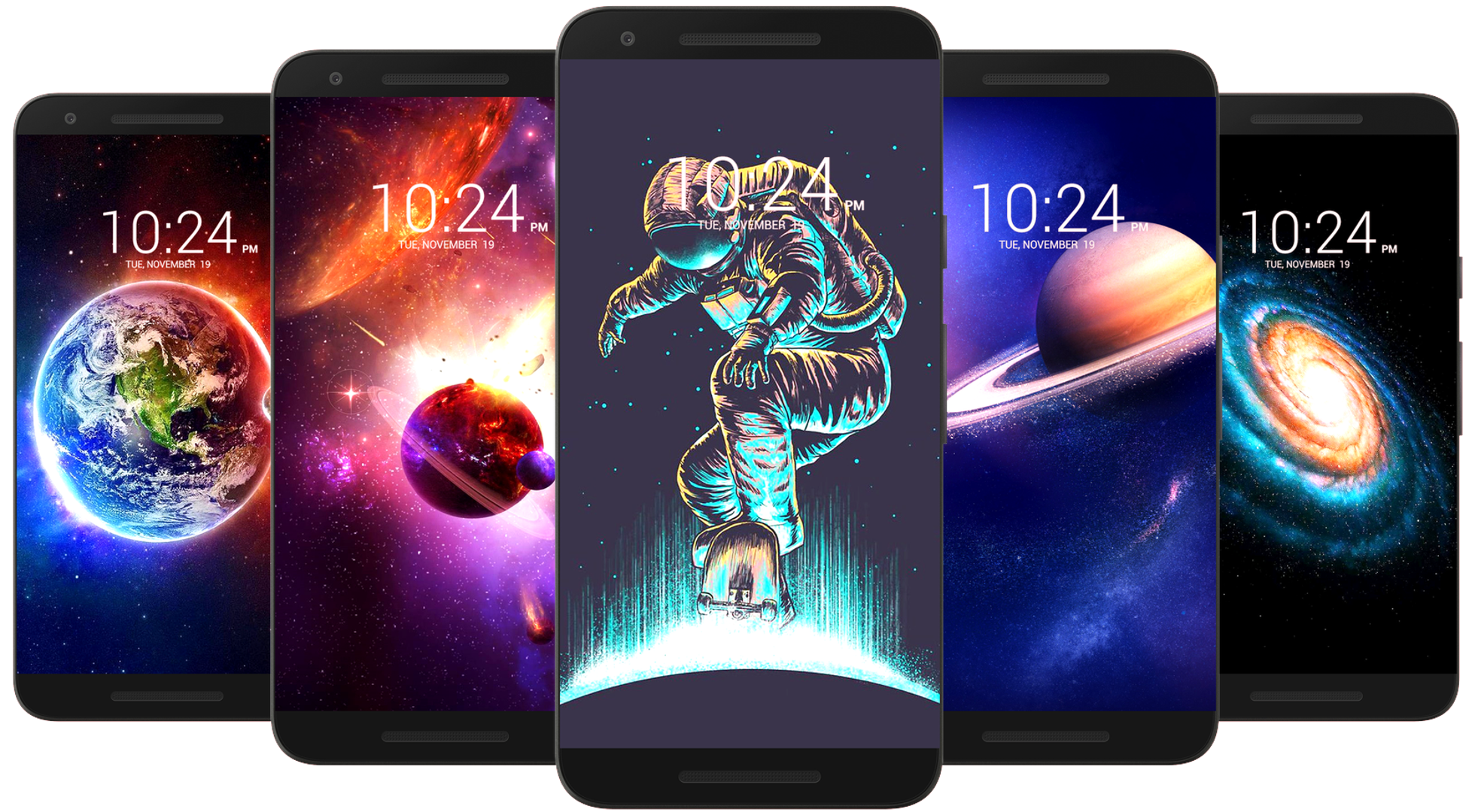 اسکرین شات 3 برنامه Space & Galaxy Wallpaper HD
