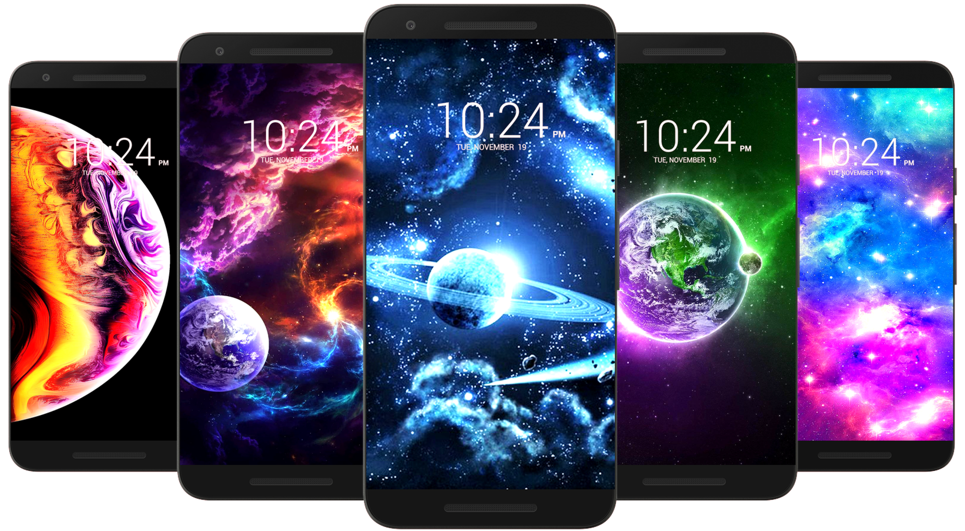 اسکرین شات 2 برنامه Space & Galaxy Wallpaper HD