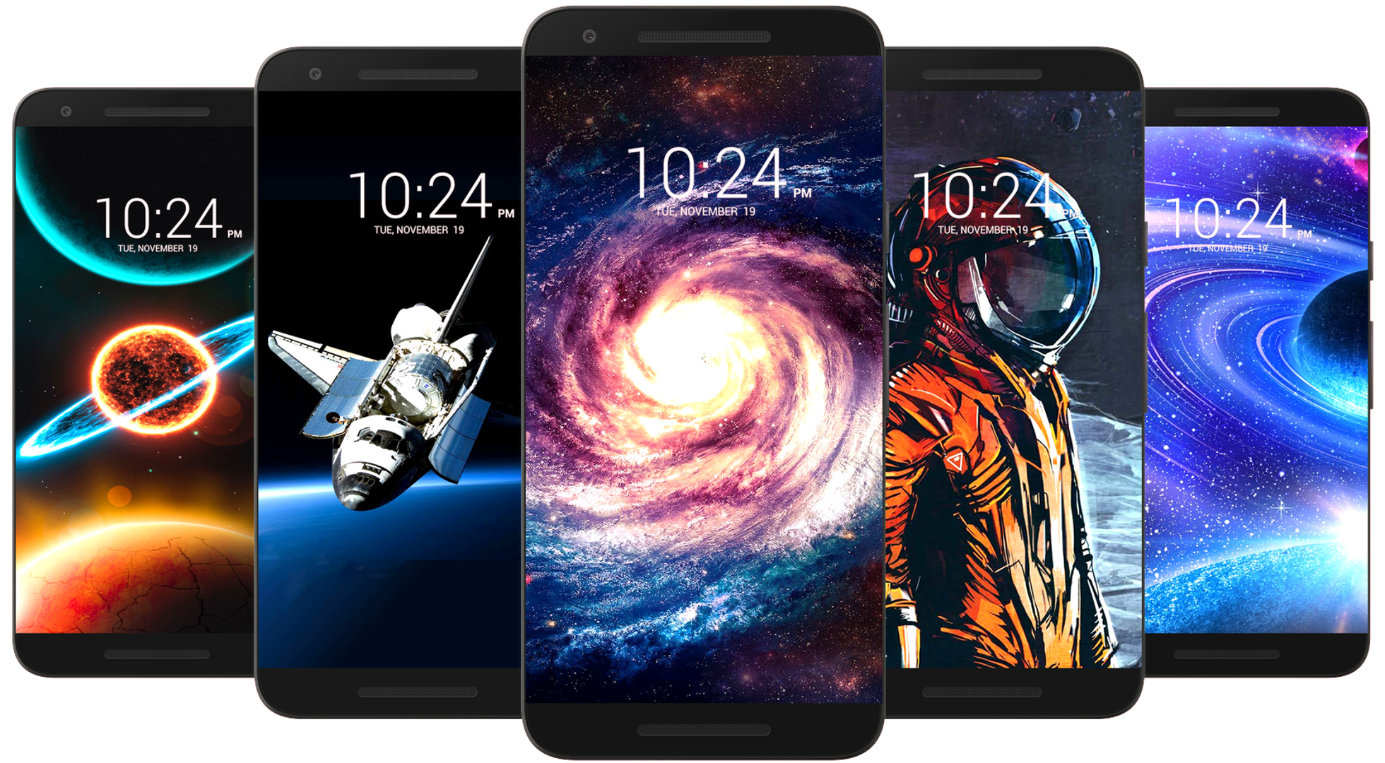 اسکرین شات 4 برنامه Space & Galaxy Wallpaper HD