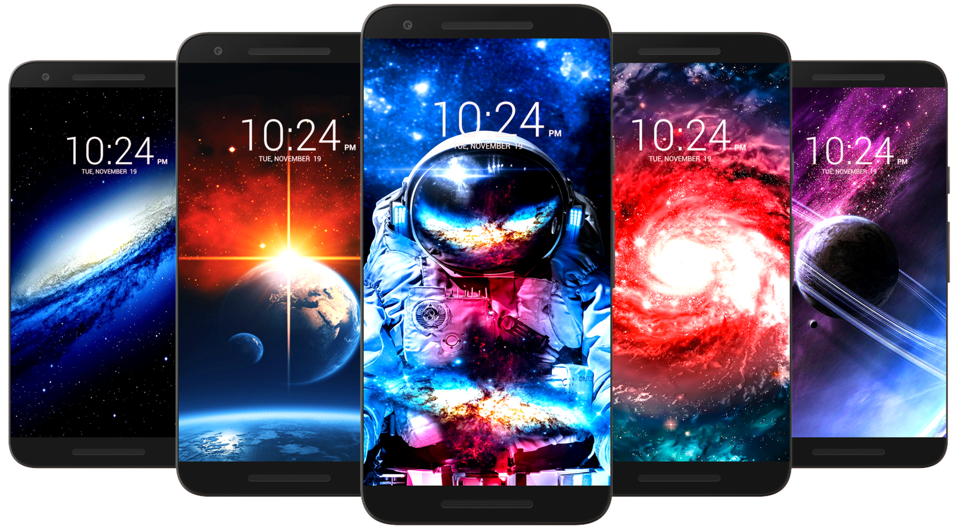 اسکرین شات 5 برنامه Space & Galaxy Wallpaper HD