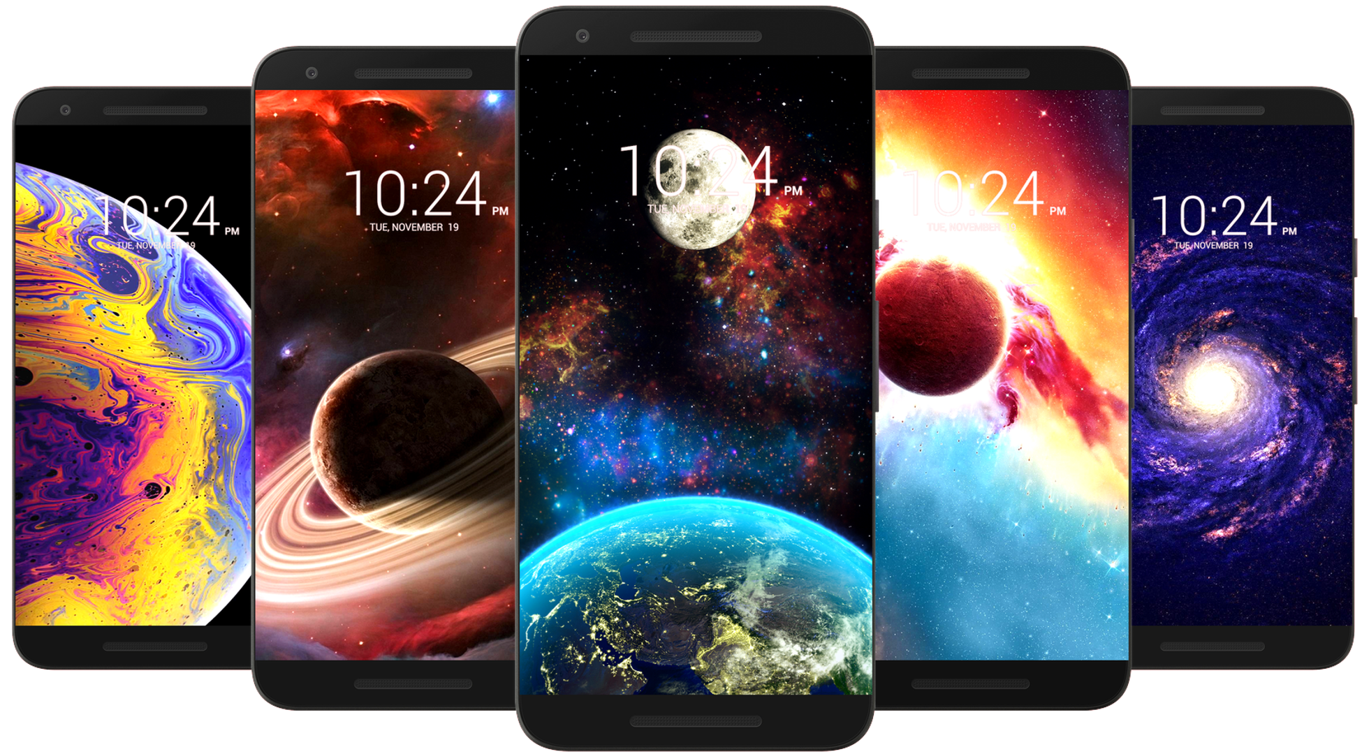 اسکرین شات 7 برنامه Space & Galaxy Wallpaper HD