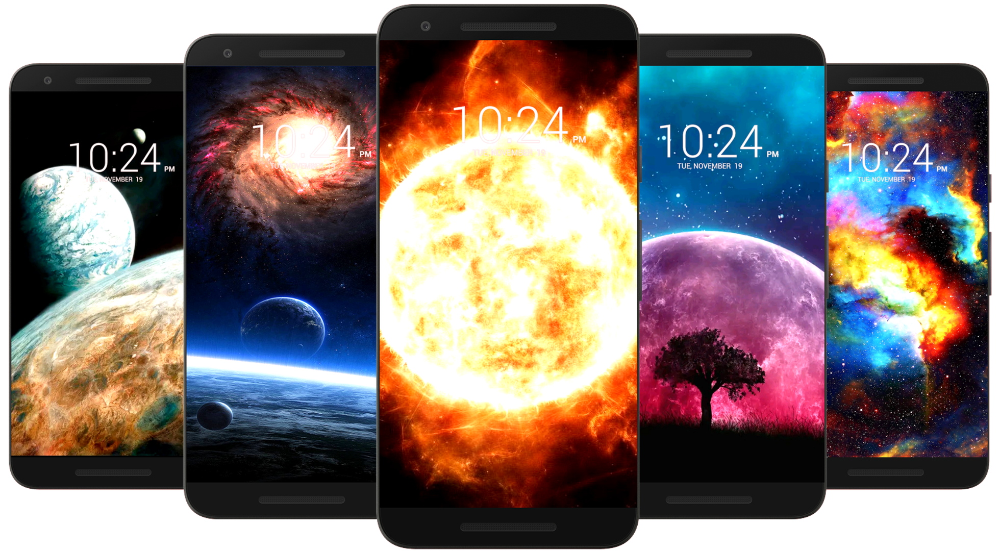 اسکرین شات 6 برنامه Space & Galaxy Wallpaper HD