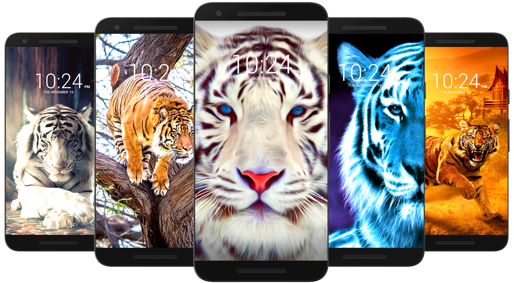 اسکرین شات 8 برنامه Tiger Wallpaper HD & 4K