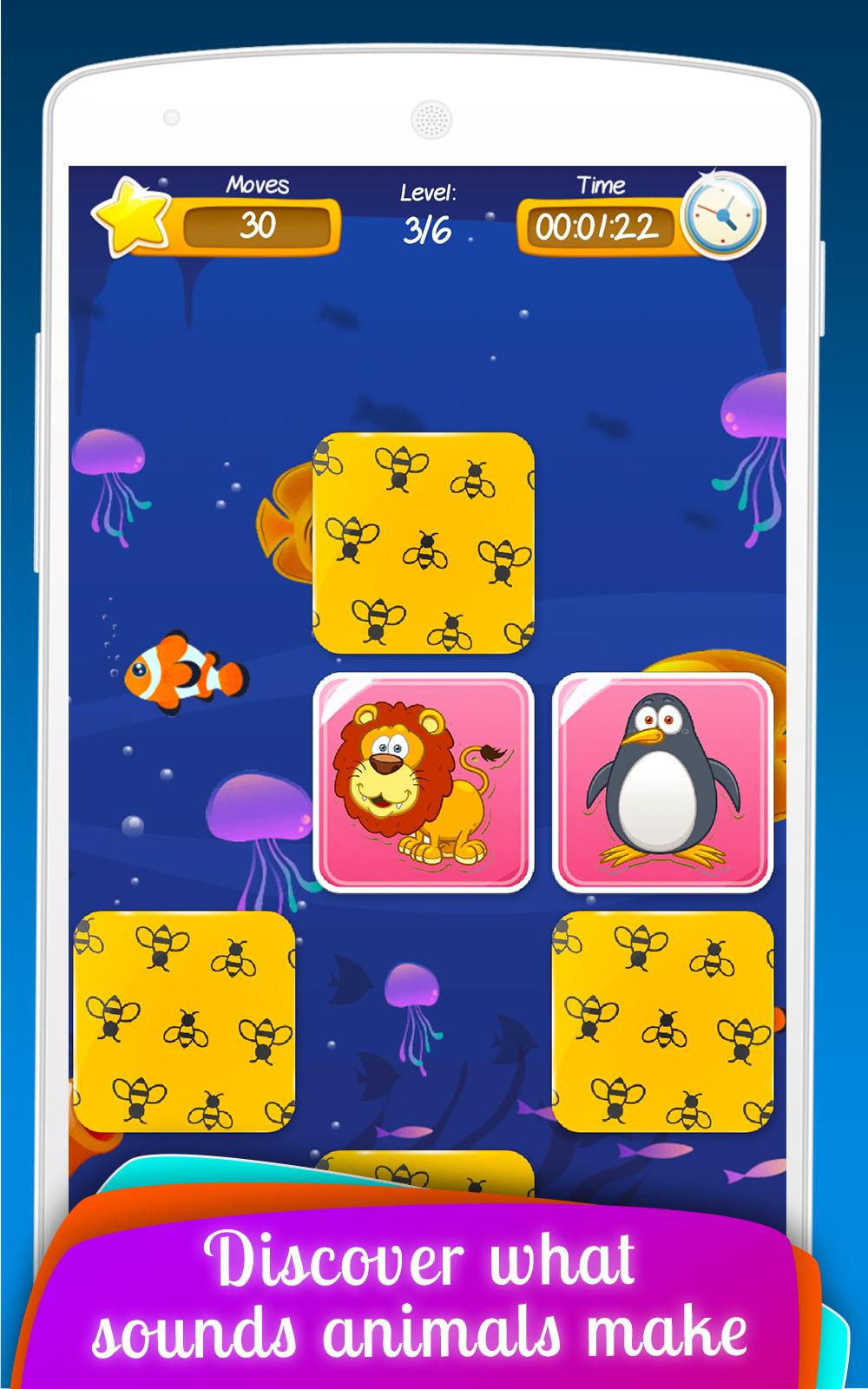 اسکرین شات 3 بازی Matching Animals Game for Kids