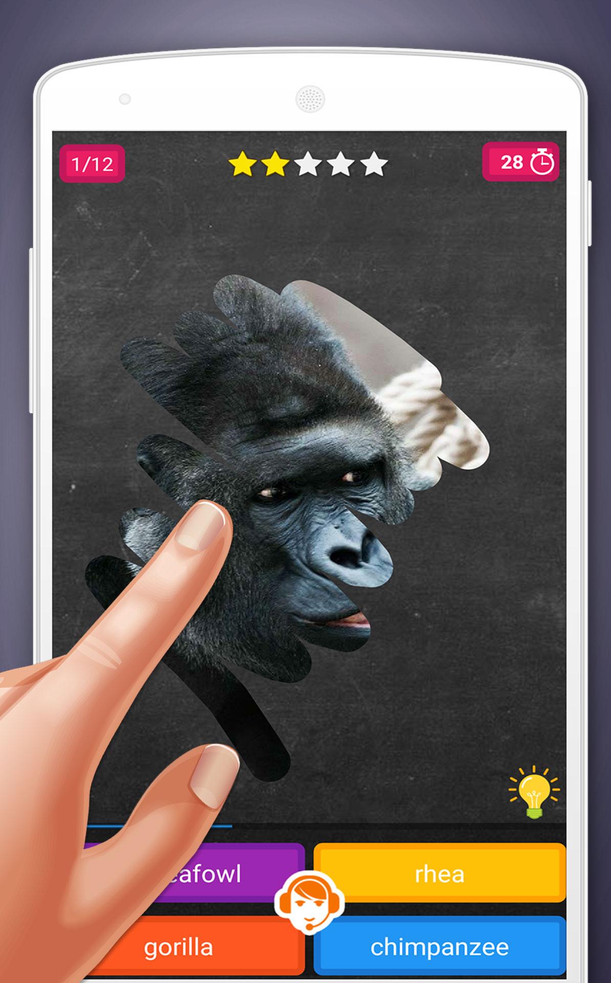 اسکرین شات 4 بازی Scratch Game: Animals Quiz