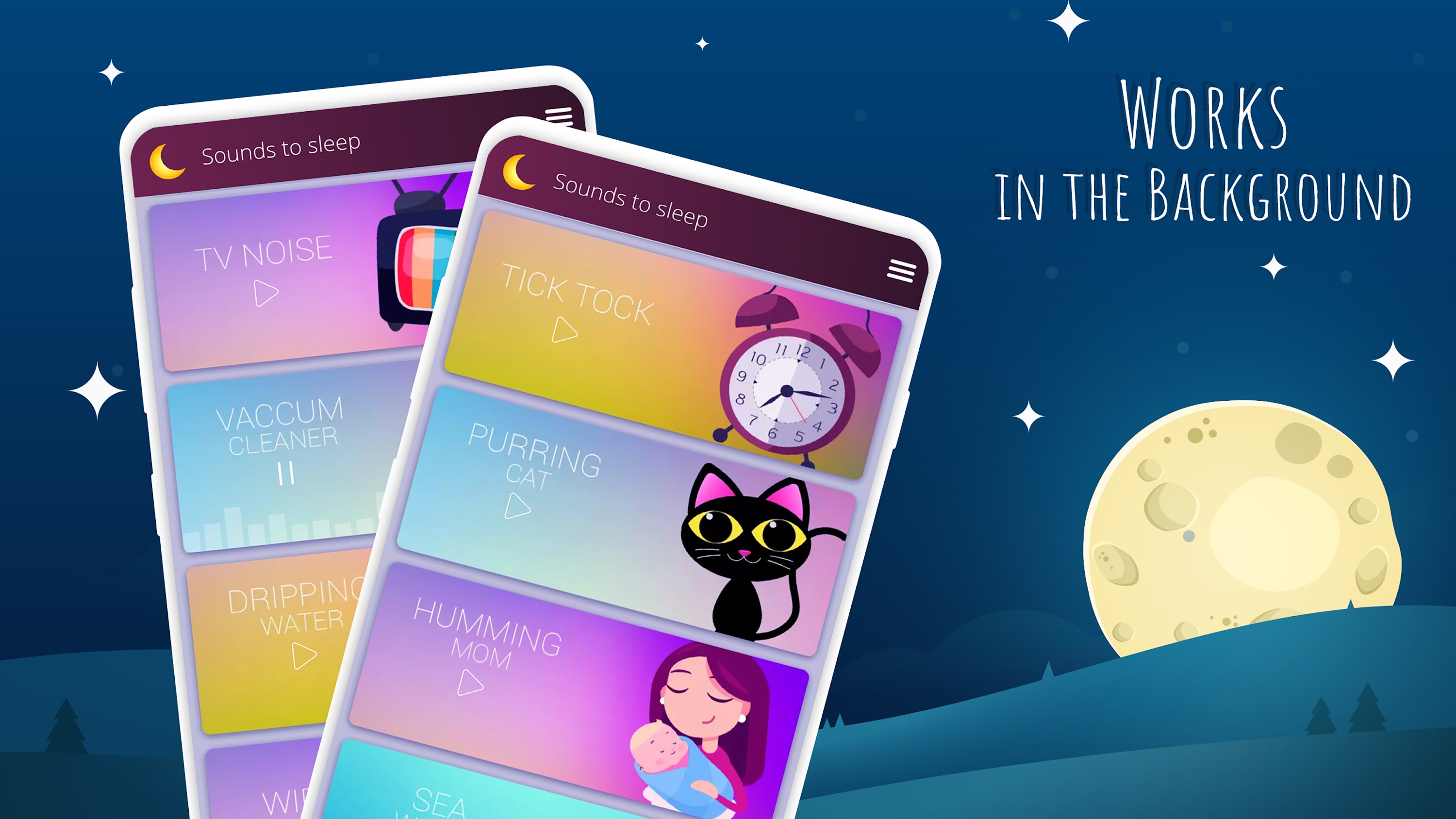 اسکرین شات 2 برنامه Baby Sleep Sounds