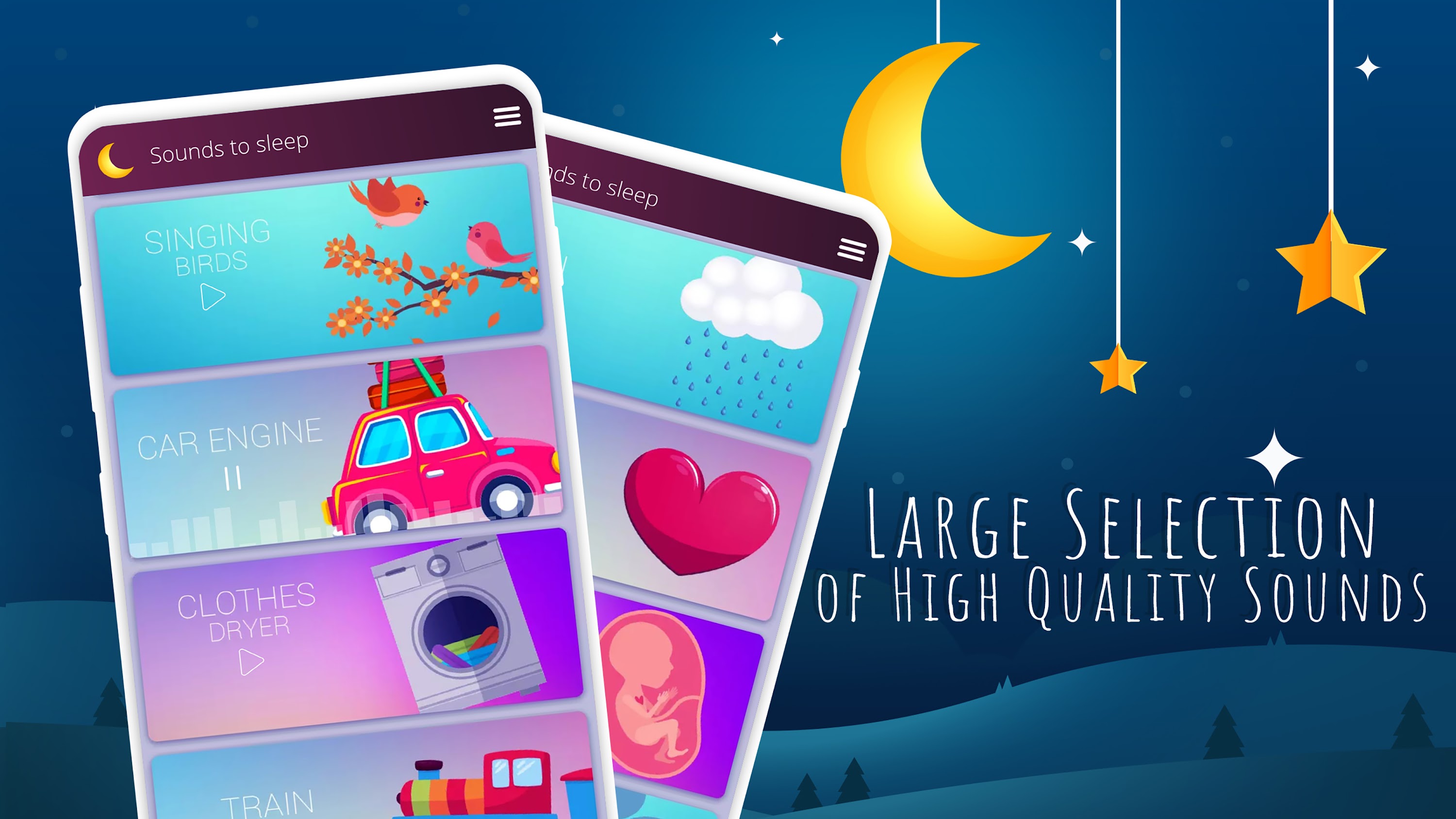 اسکرین شات 3 برنامه Baby Sleep Sounds