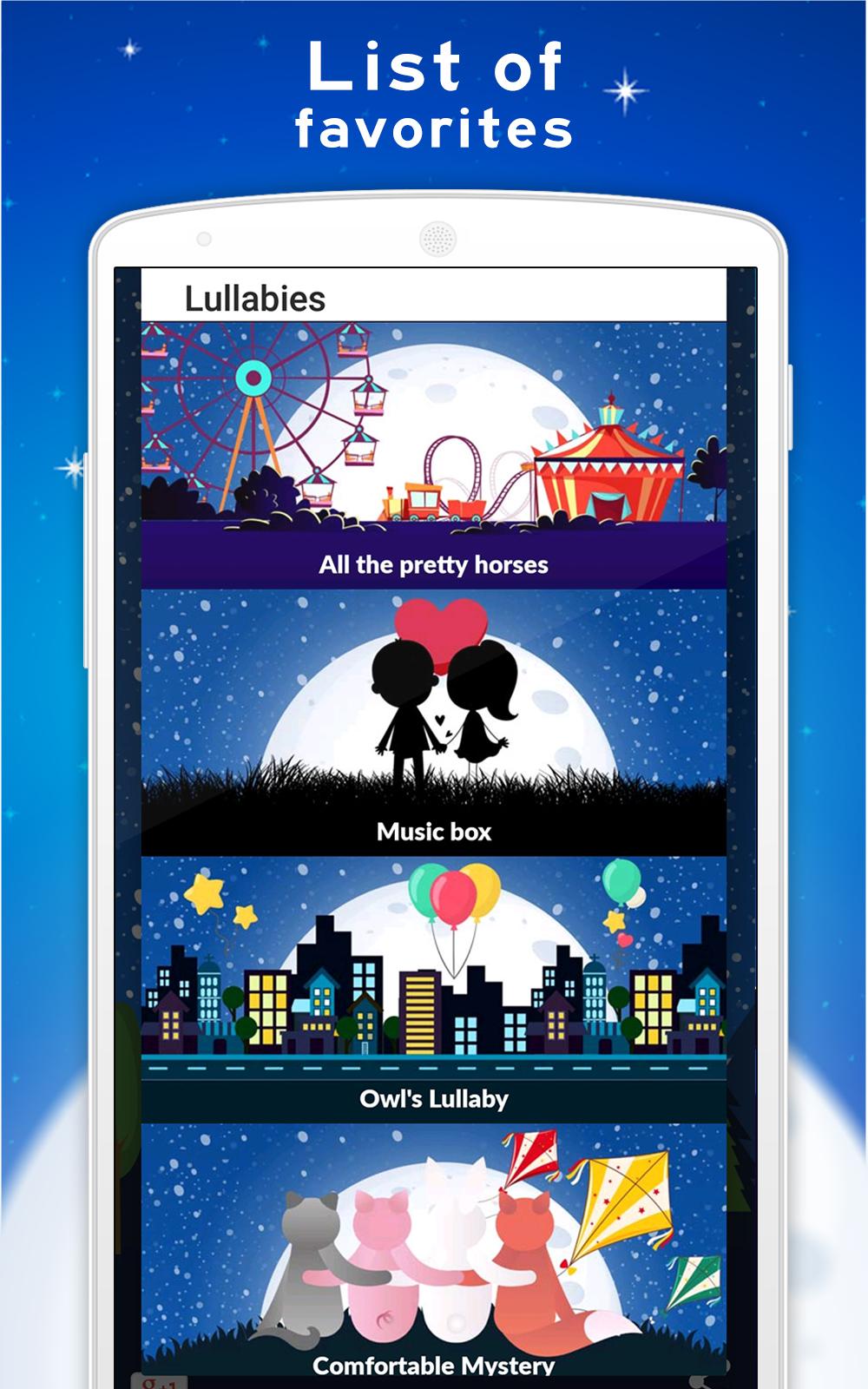 اسکرین شات 8 برنامه Lullabies for children