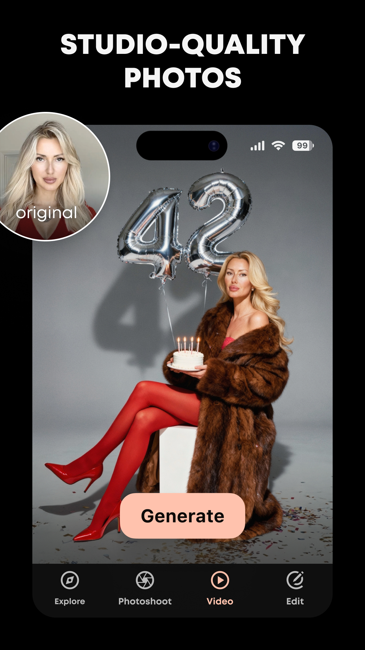 اسکرین شات 3 برنامه GIO: AI Headshot Generator