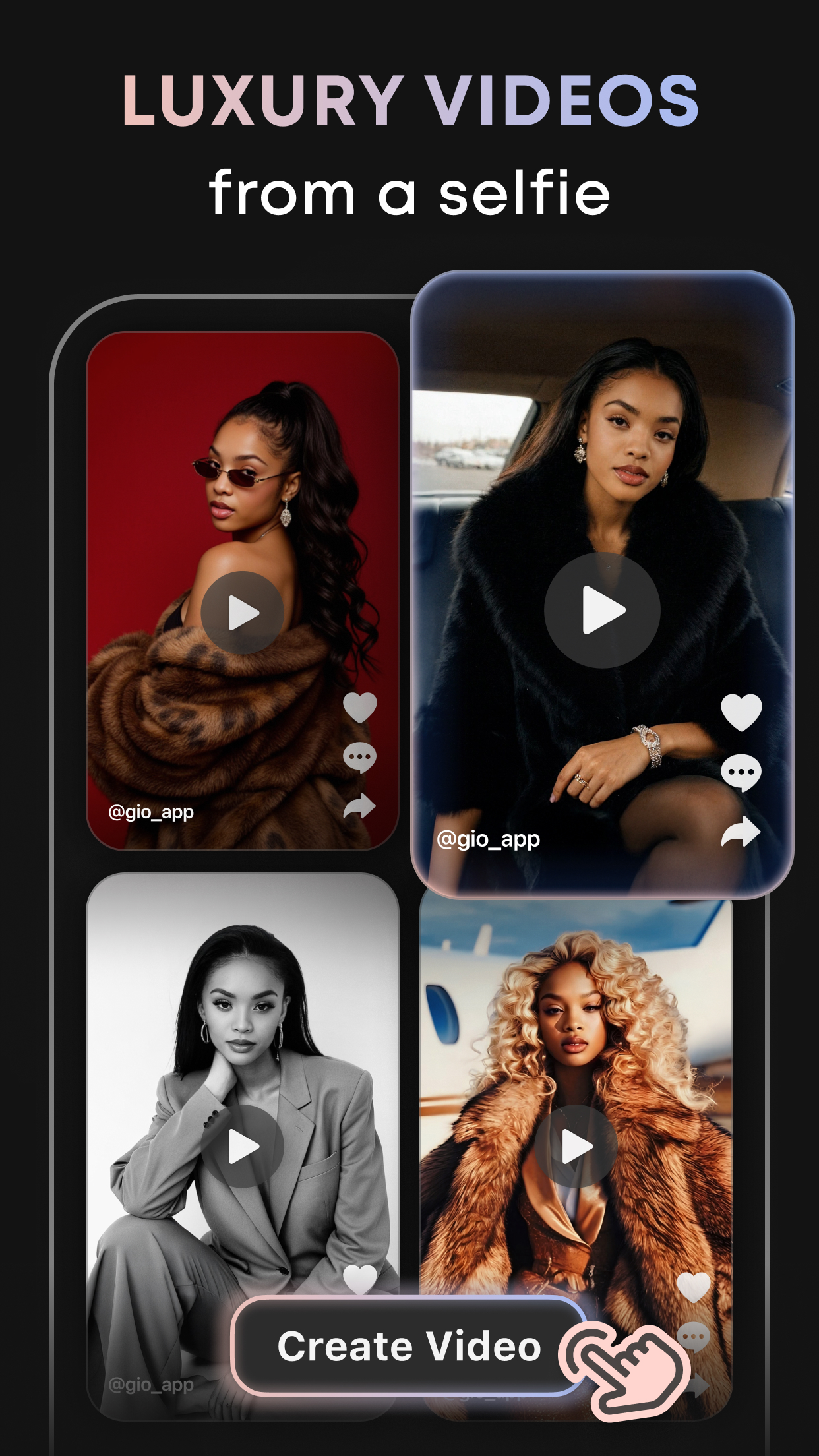 اسکرین شات 2 برنامه GIO: AI Headshot Generator
