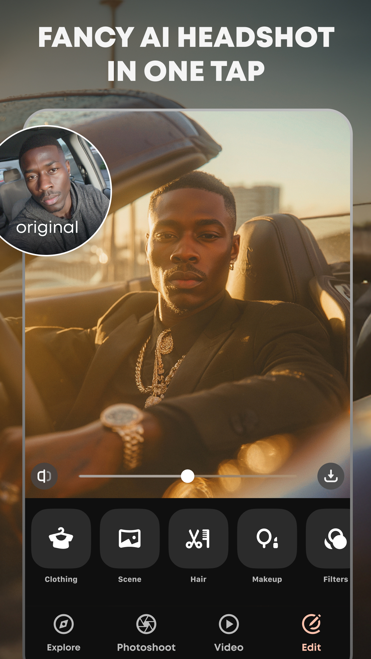 اسکرین شات 6 برنامه GIO: AI Headshot Generator