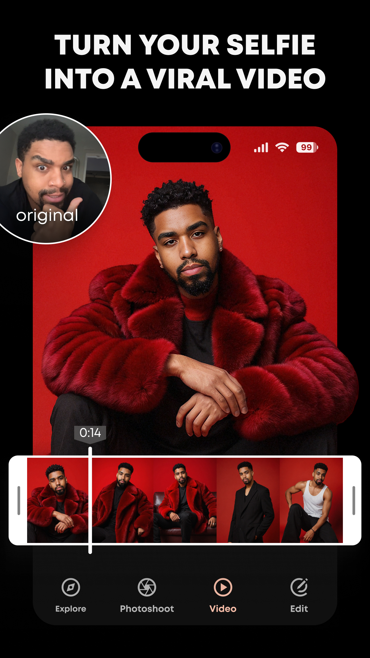 اسکرین شات 4 برنامه GIO: AI Headshot Generator