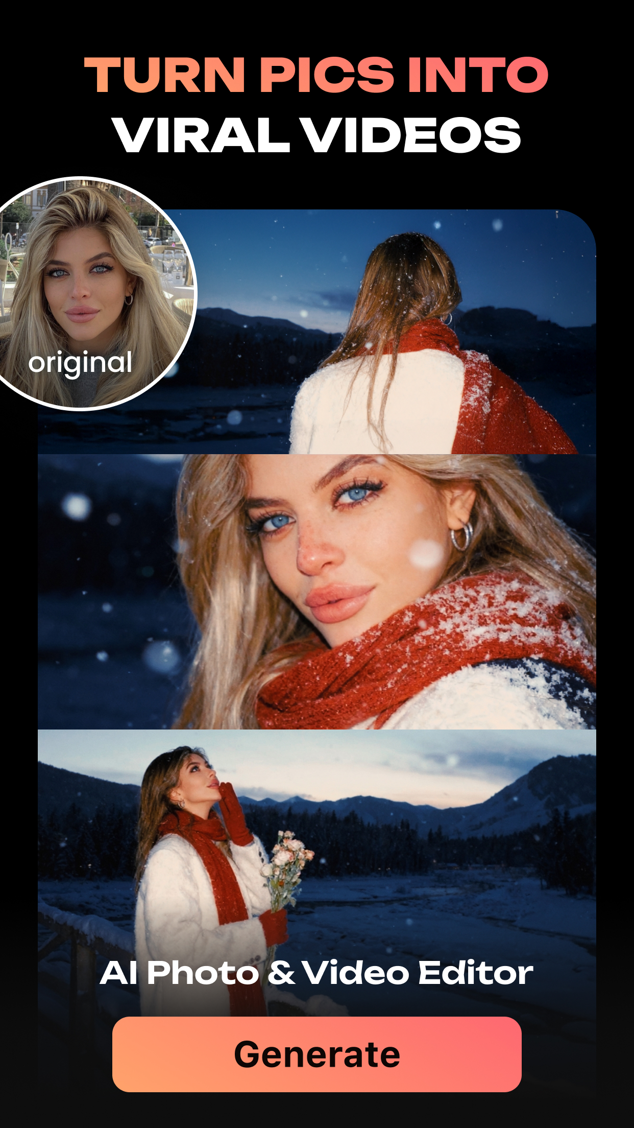 اسکرین شات 2 برنامه Hula - AI Video Generator