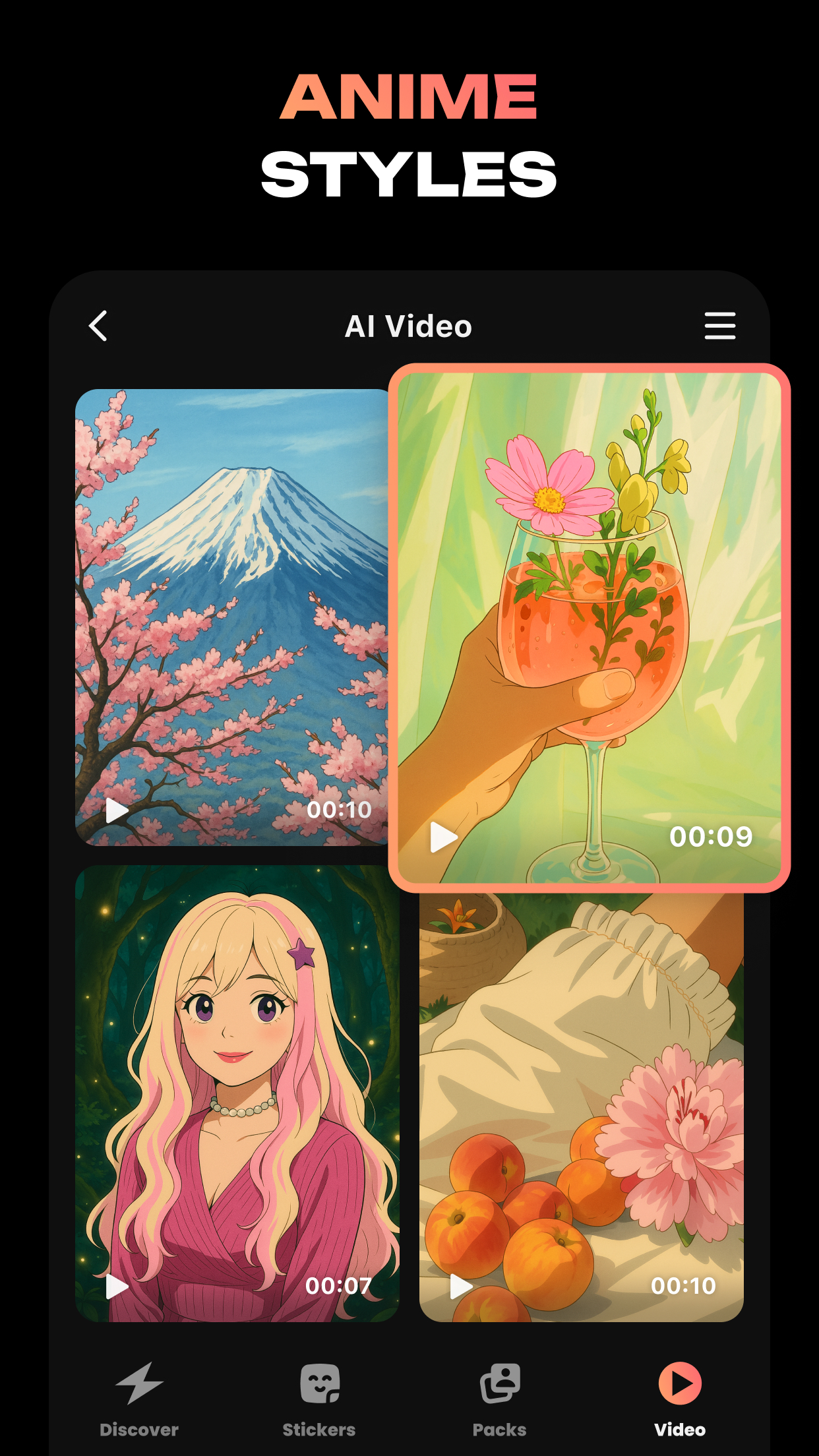 اسکرین شات 7 برنامه Hula - AI Video Generator