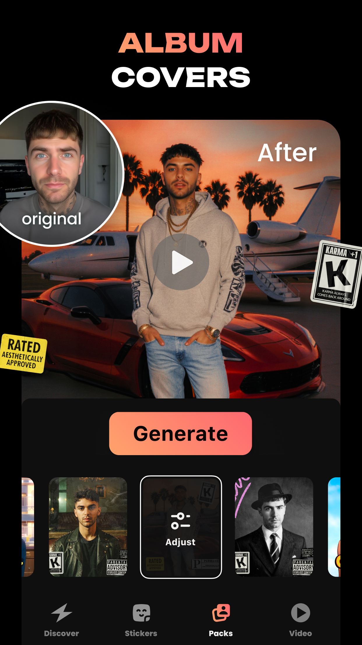 اسکرین شات 4 برنامه Hula - AI Video Generator